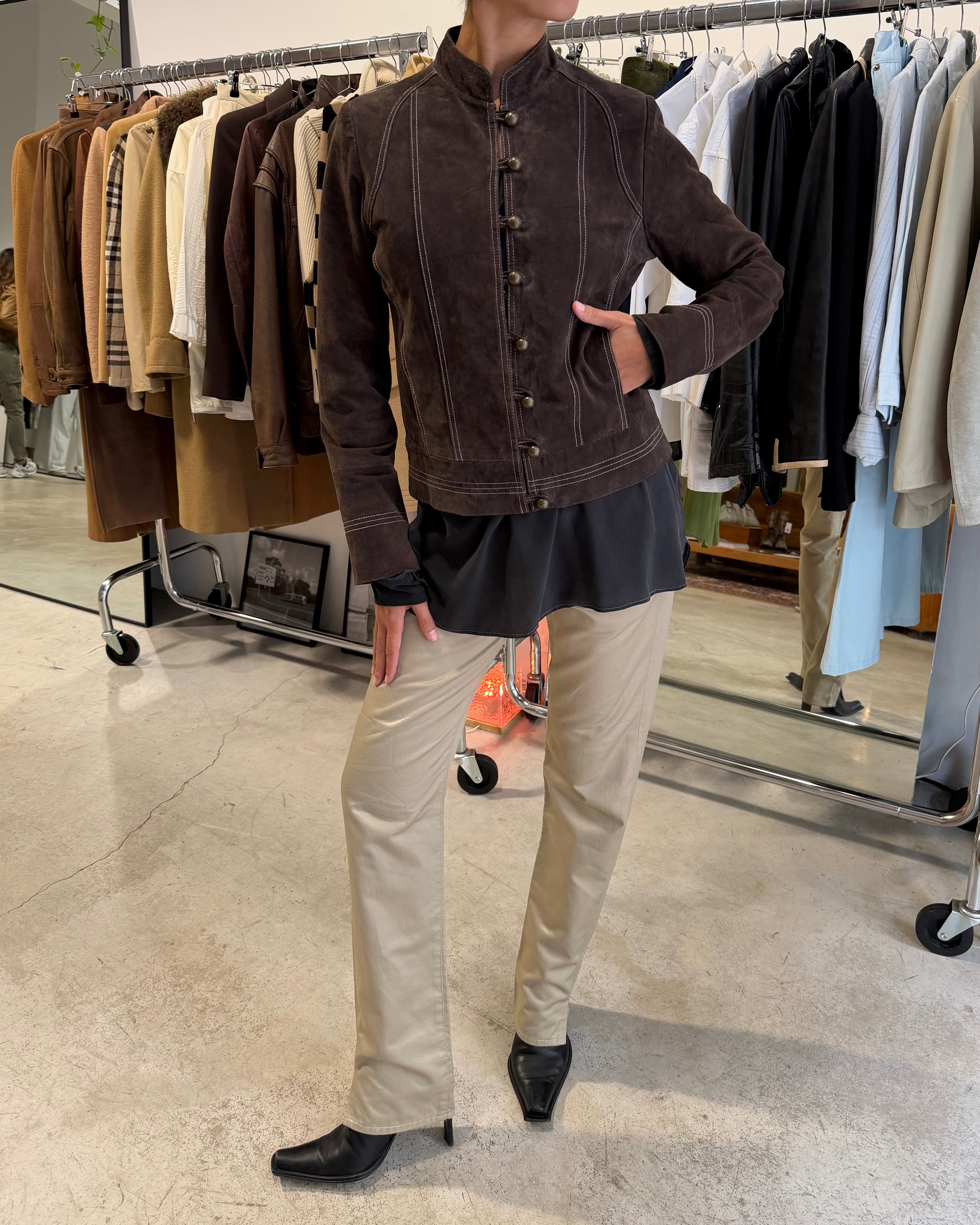 The Sandra leather jacket
