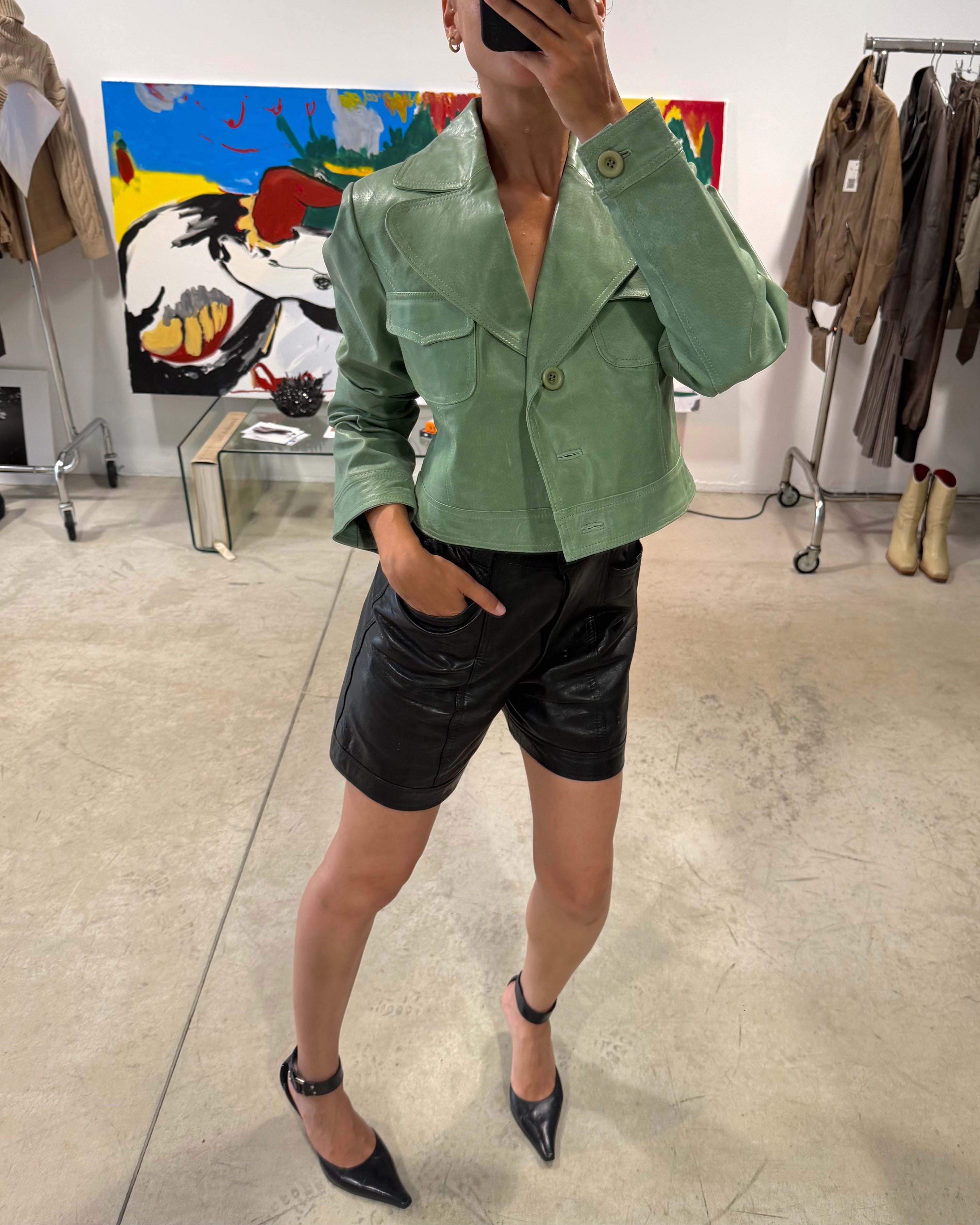 The Meredith leather jacket