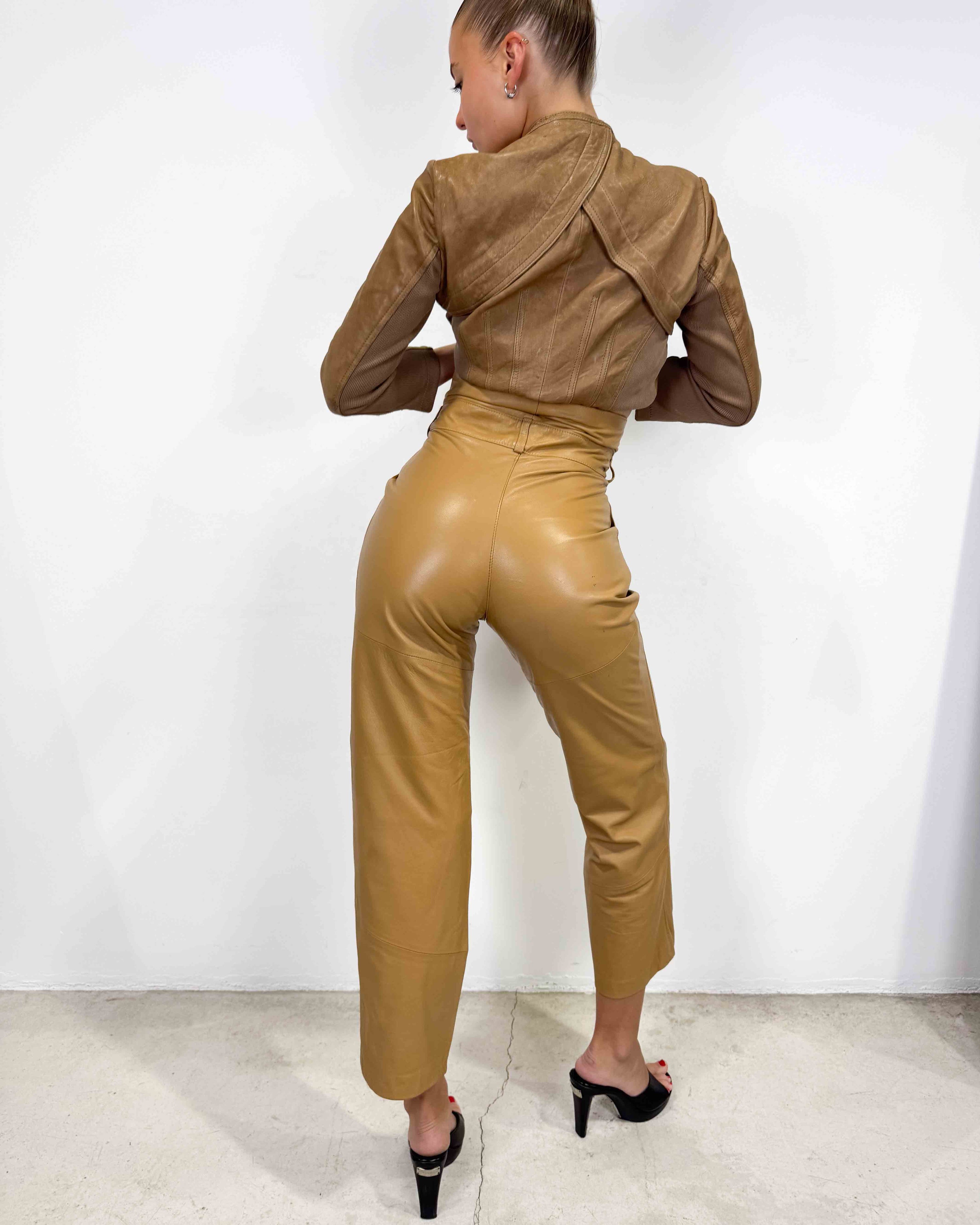 The Tamara leather pants