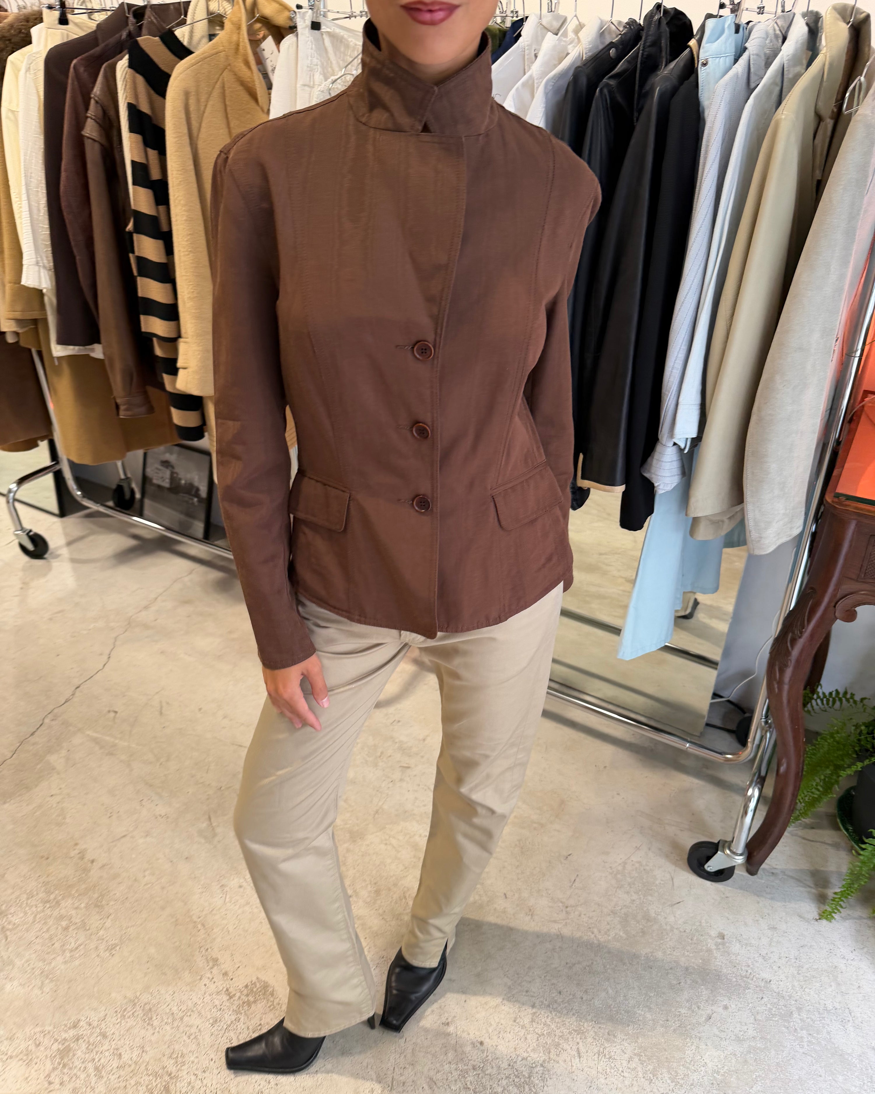 The Maxine blazer by Moschino