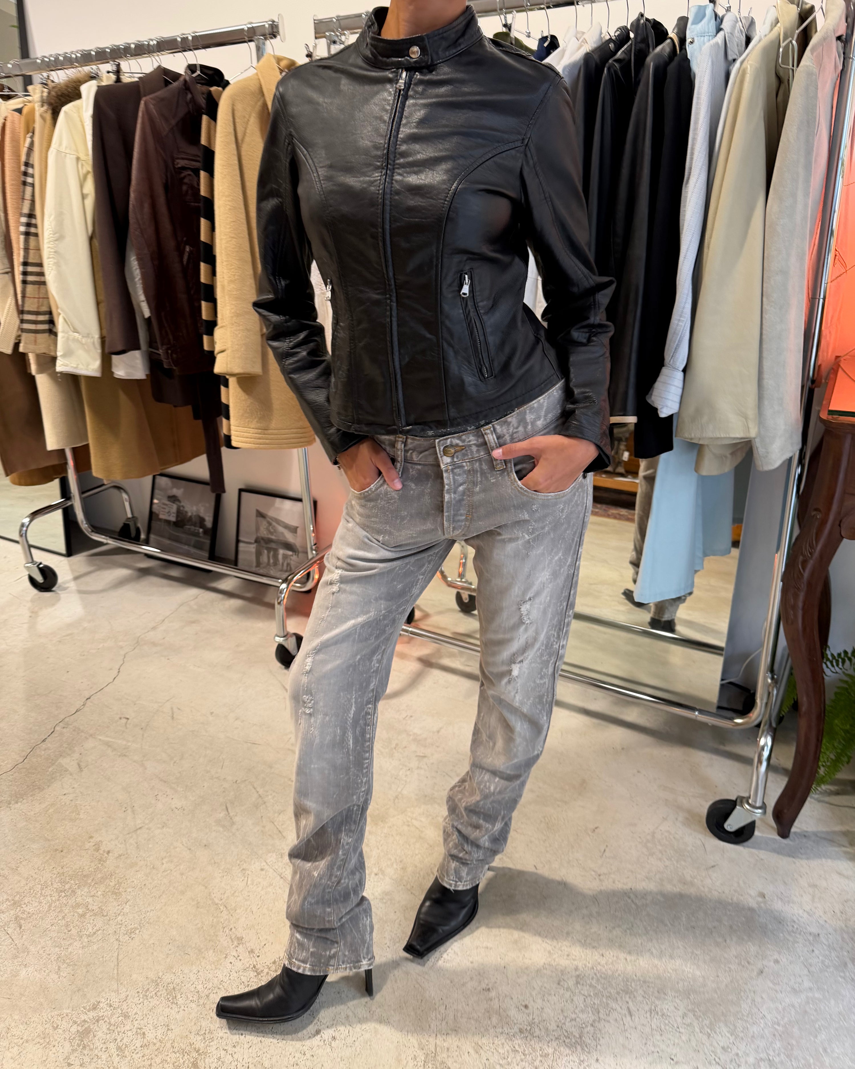 The Riya leather jacket