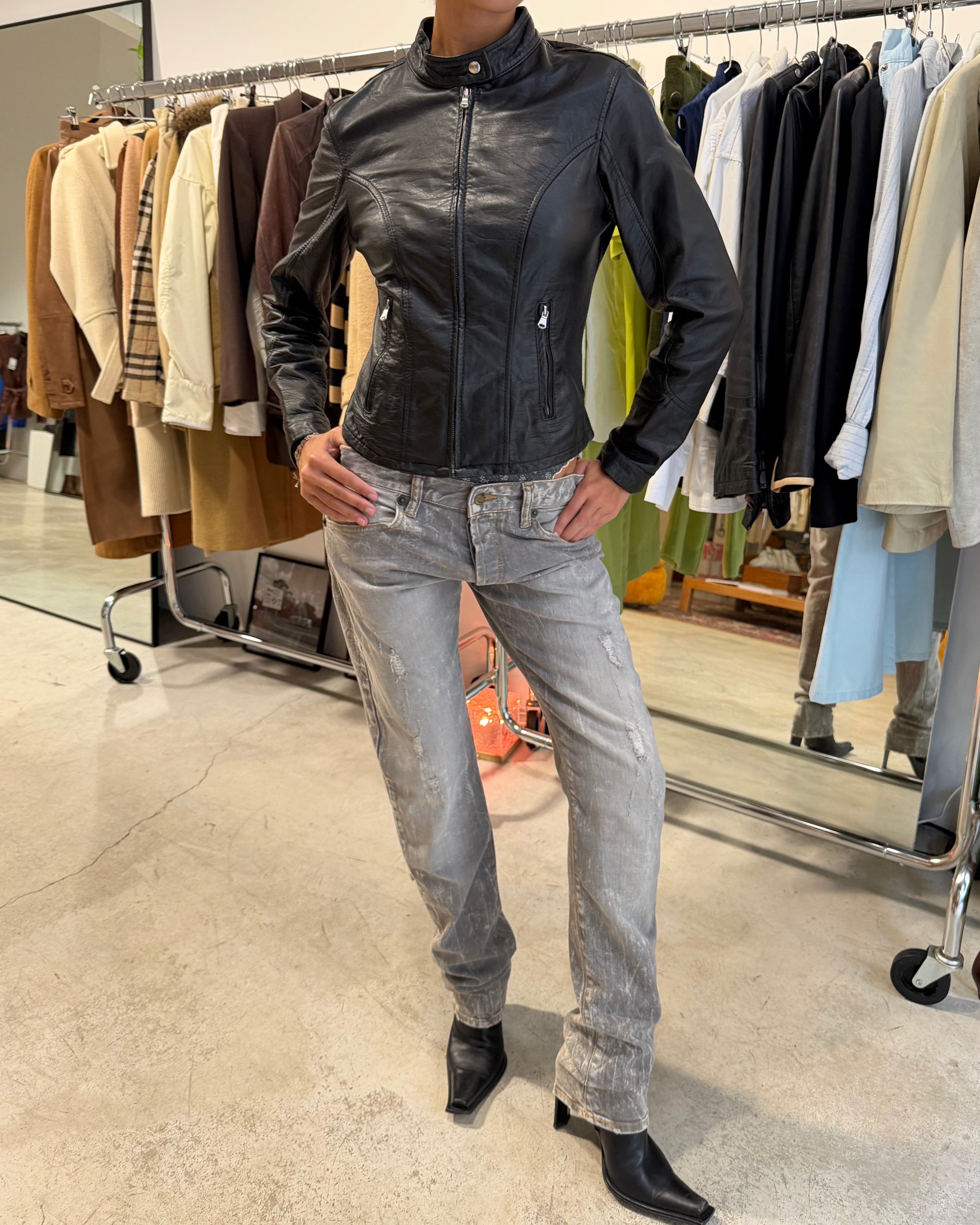 The Riya leather jacket