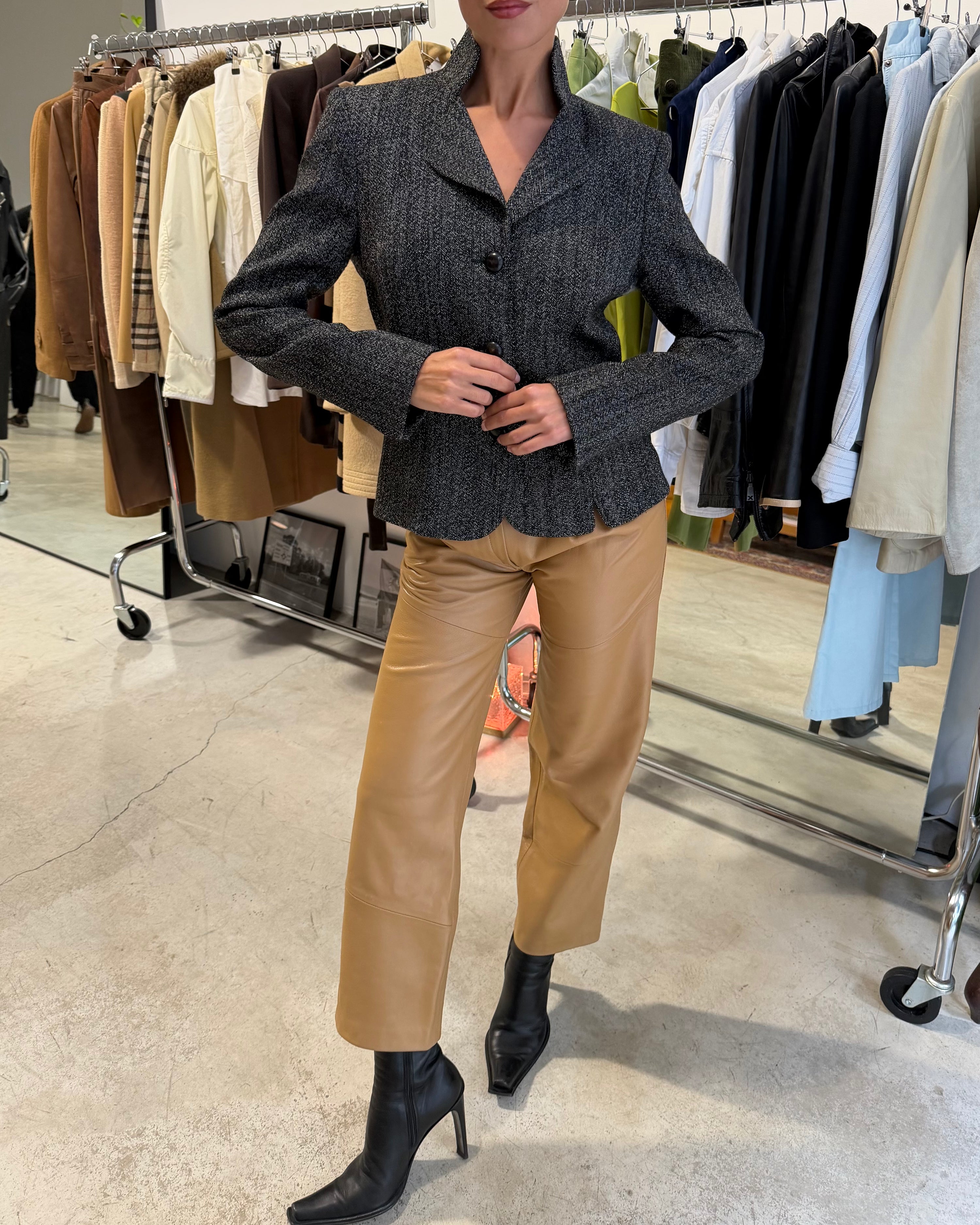 The Tamara leather pants