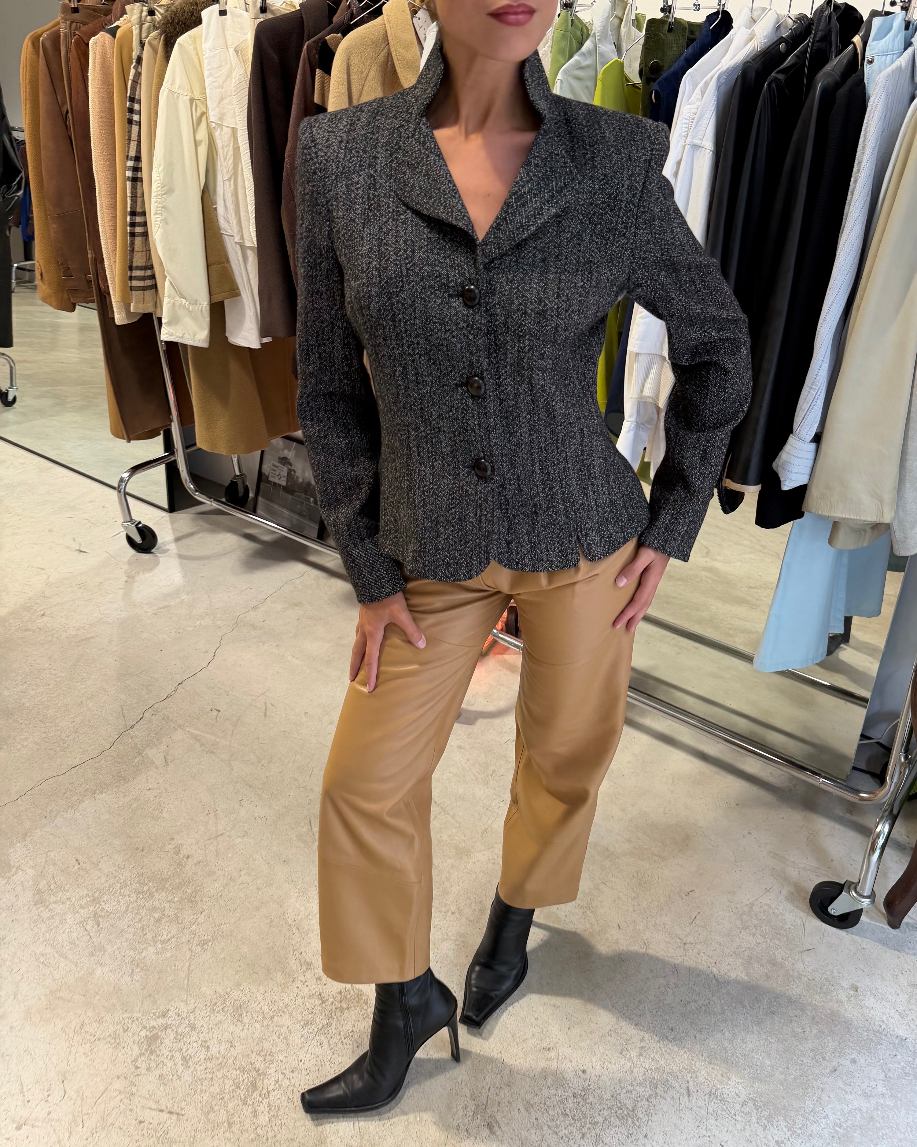 The Tamara leather pants