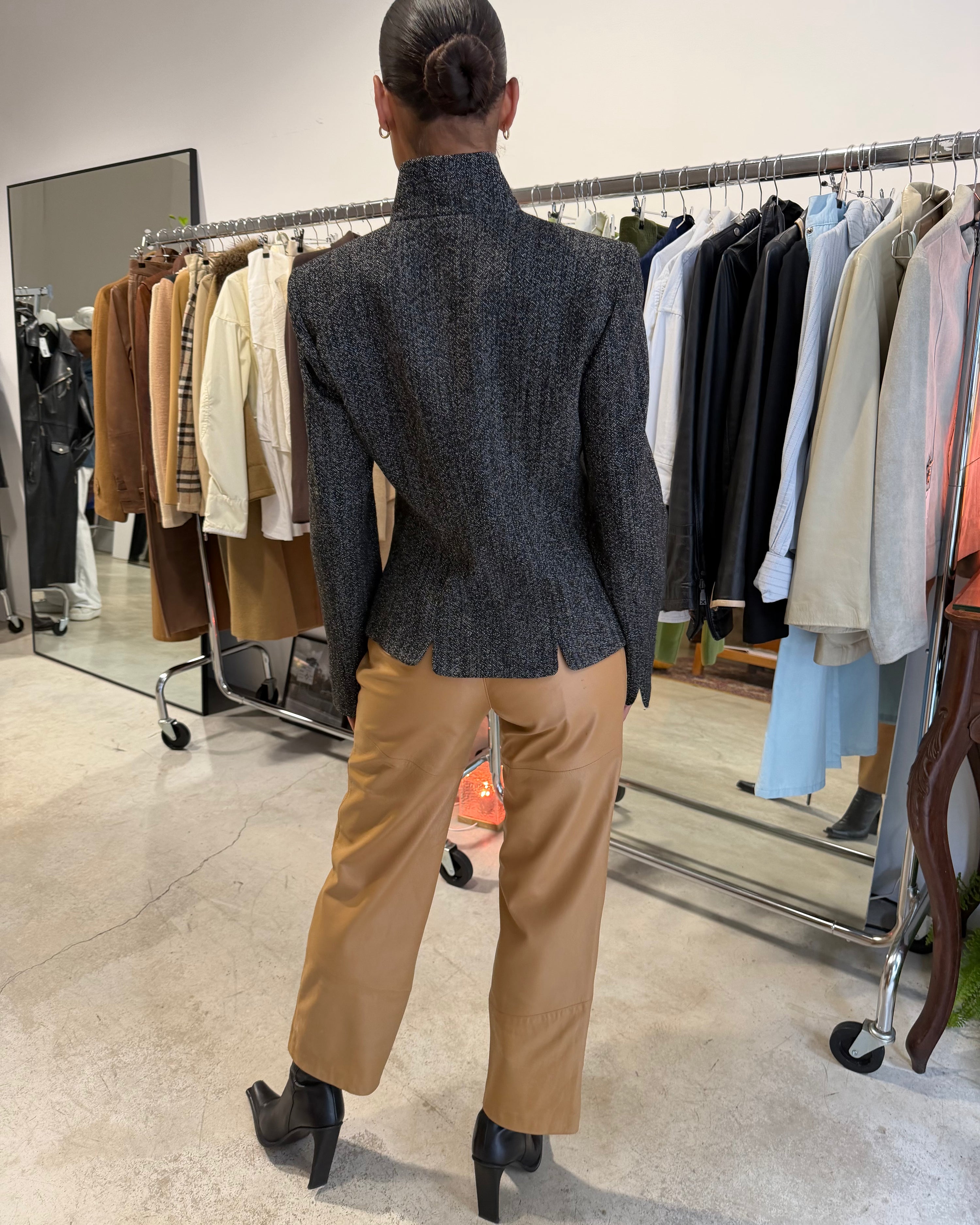 The Tamara leather pants