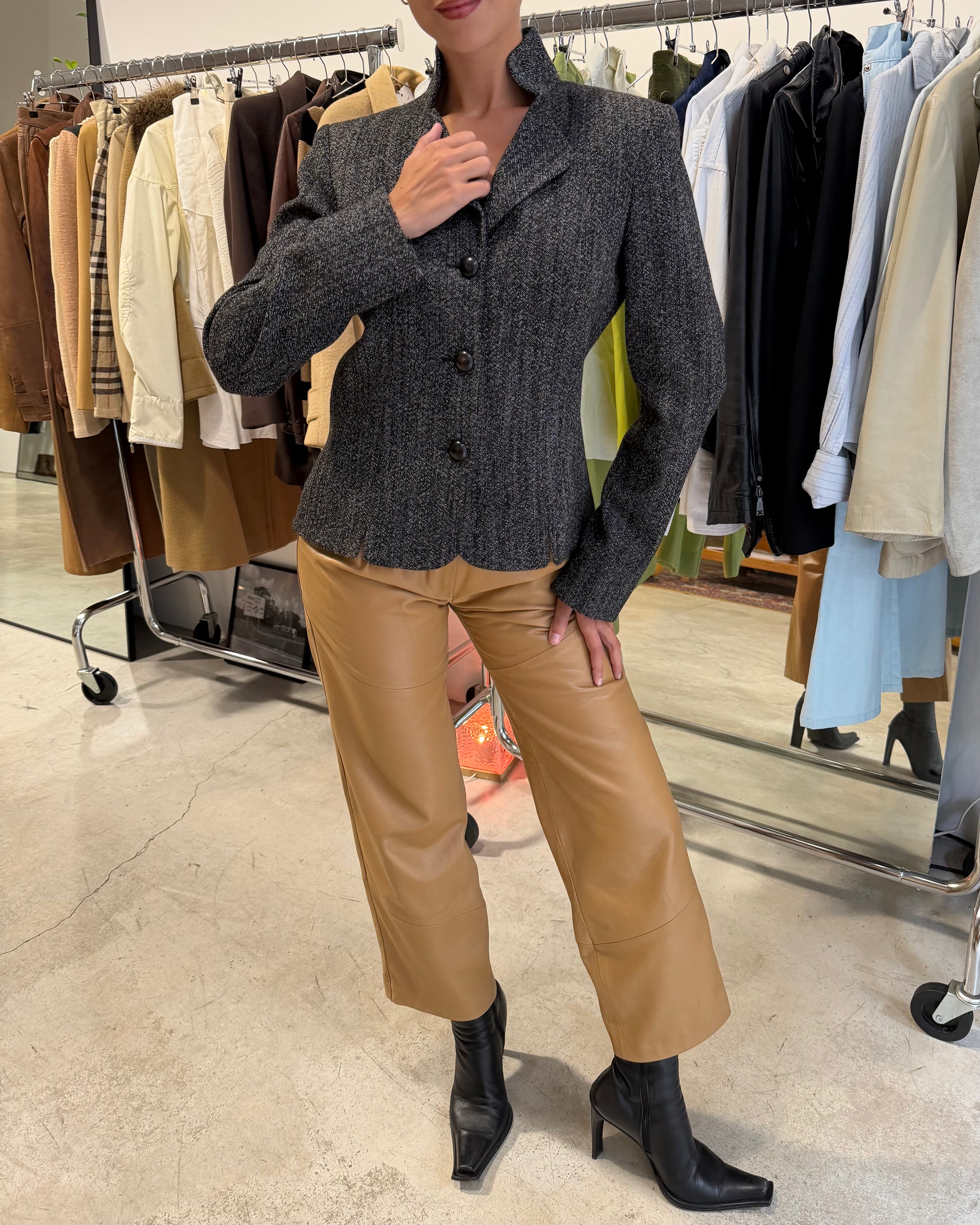 The Tamara leather pants