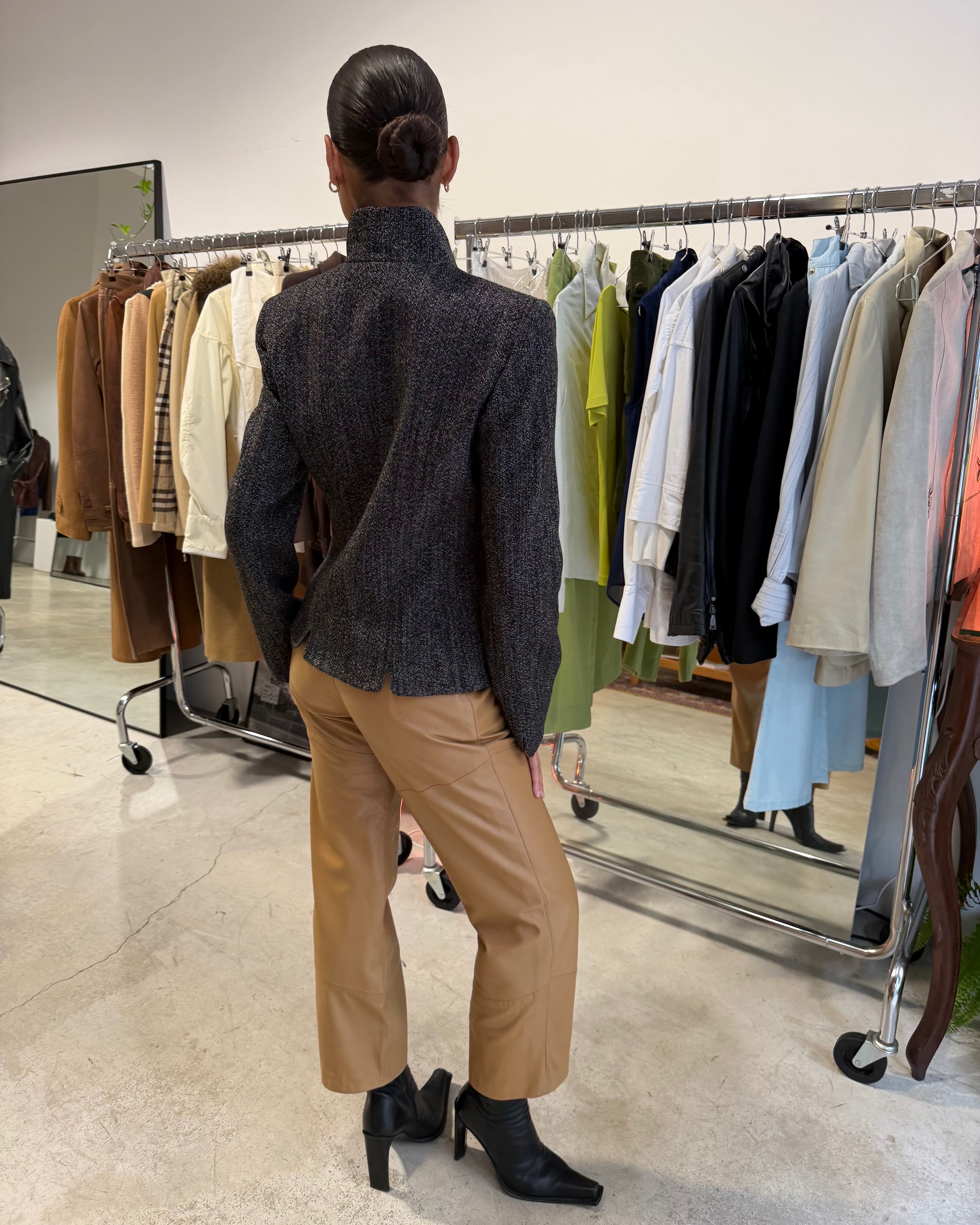 The Tamara leather pants