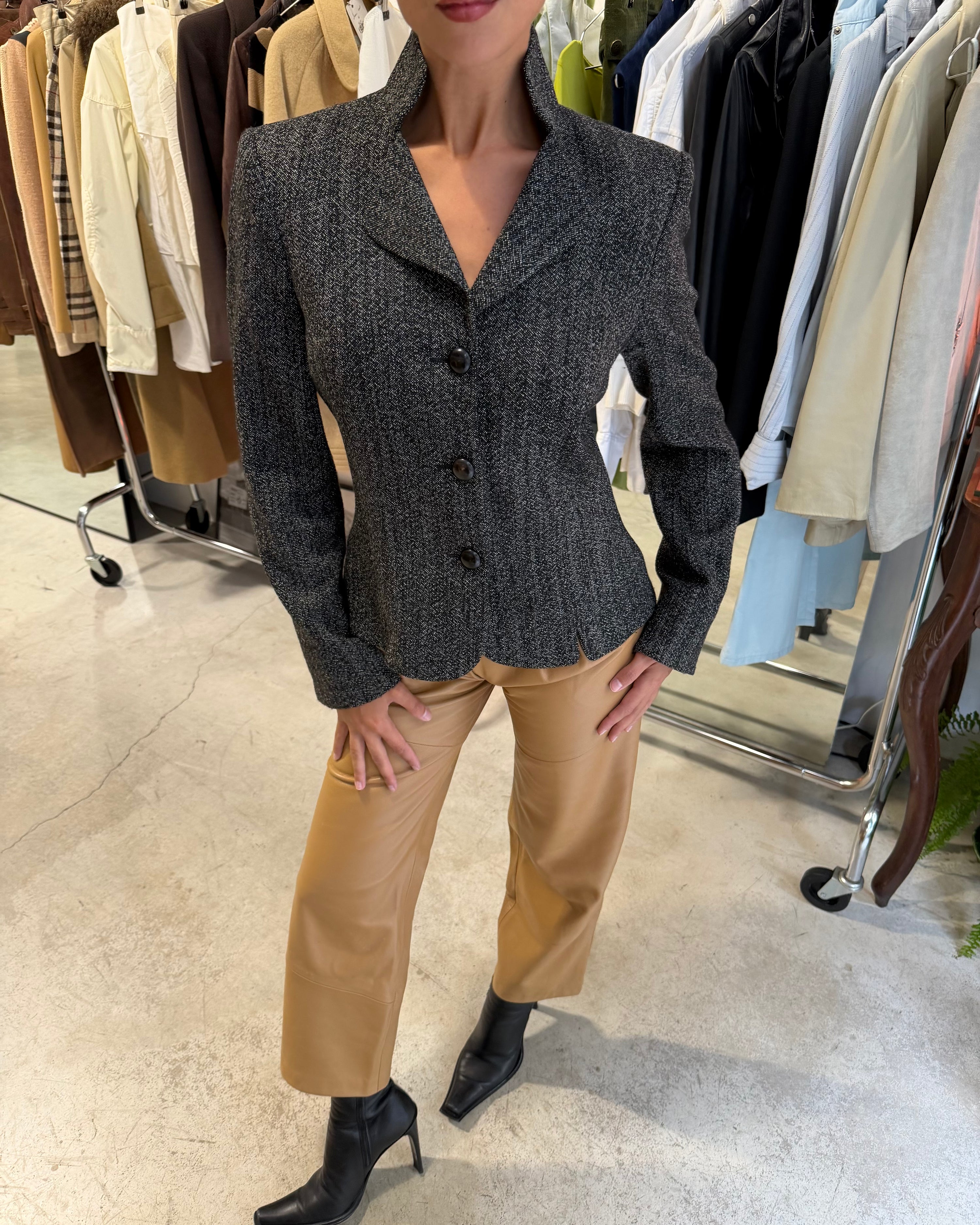 The Tamara leather pants