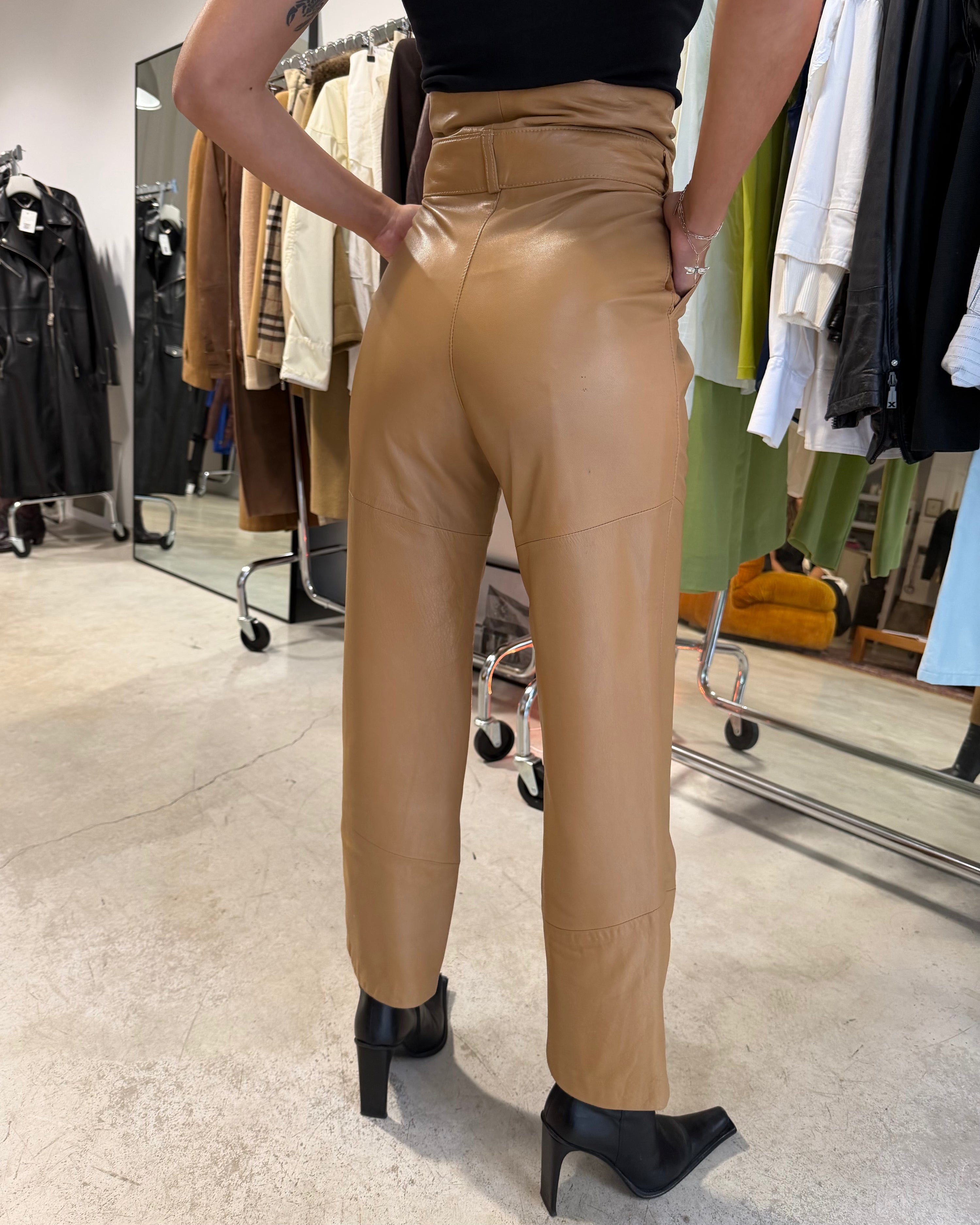 The Tamara leather pants
