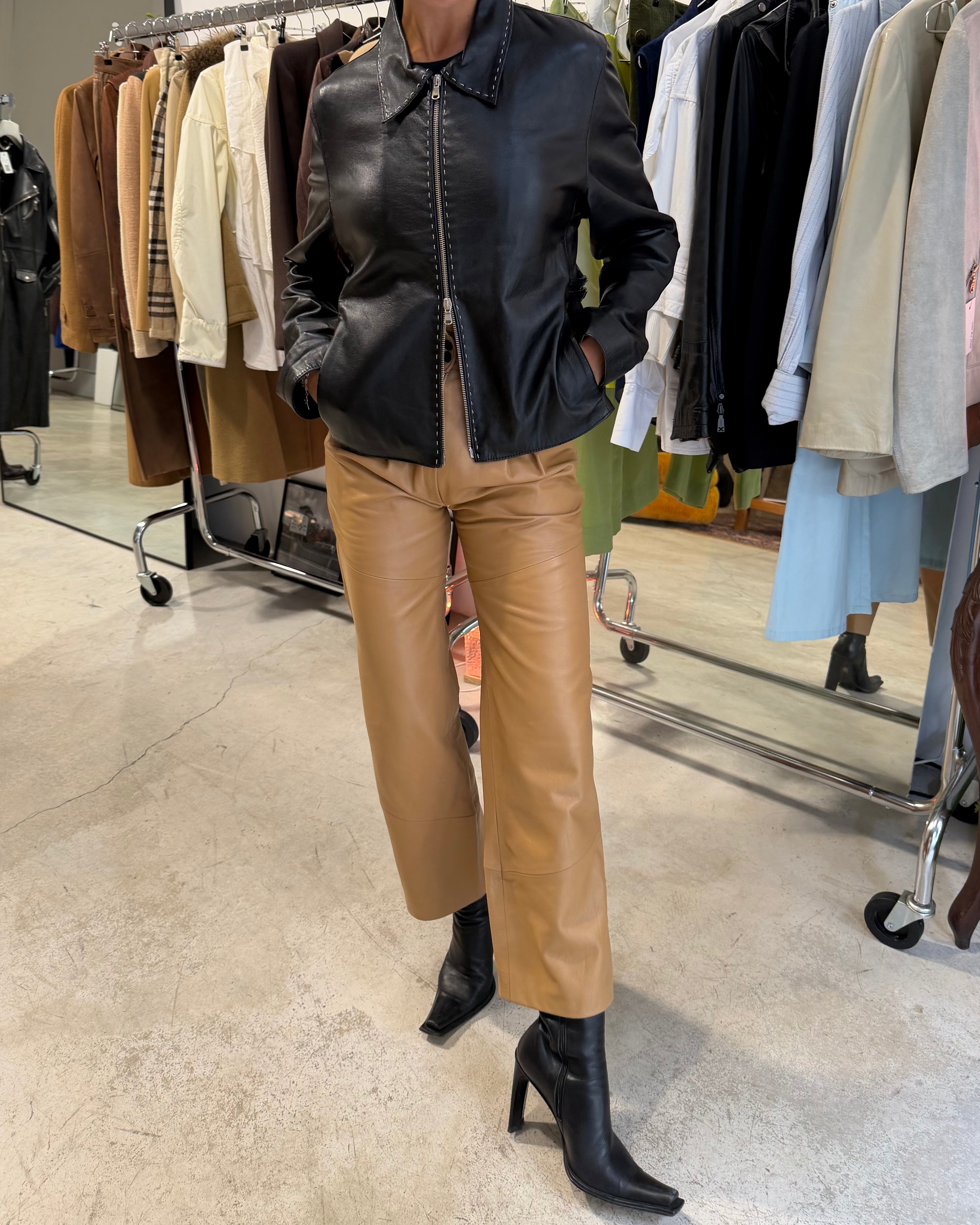 The Anna leather jacket