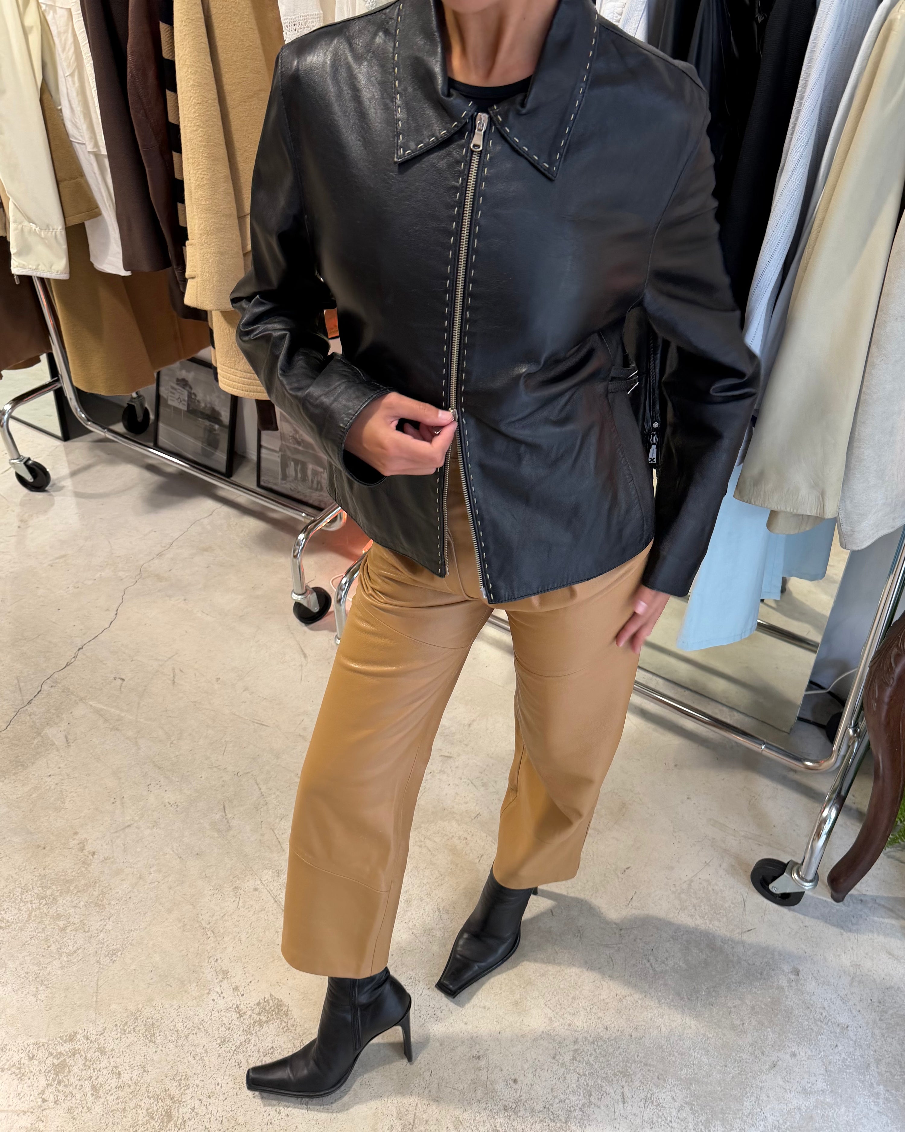 The Anna leather jacket
