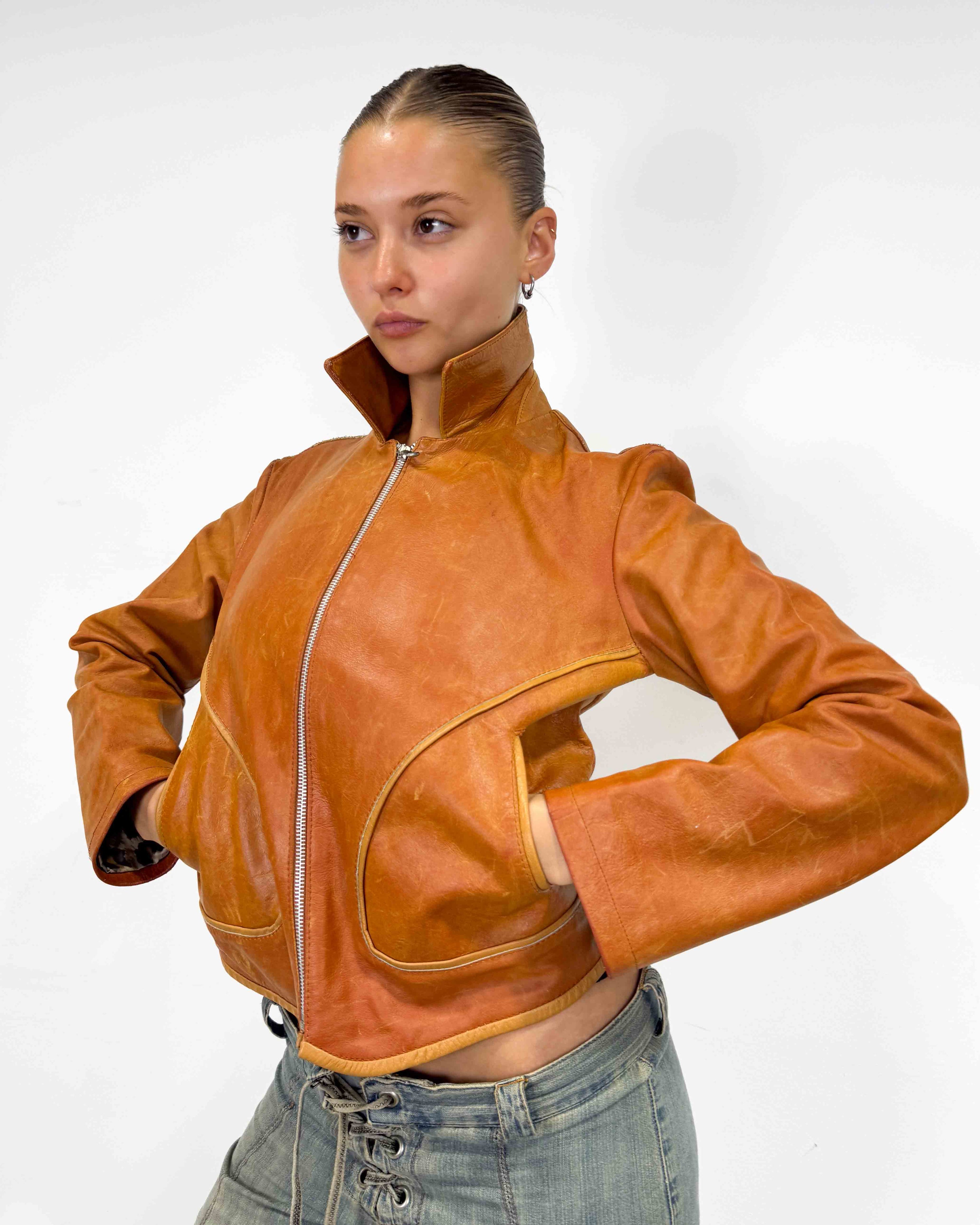 The Monique leather jacket