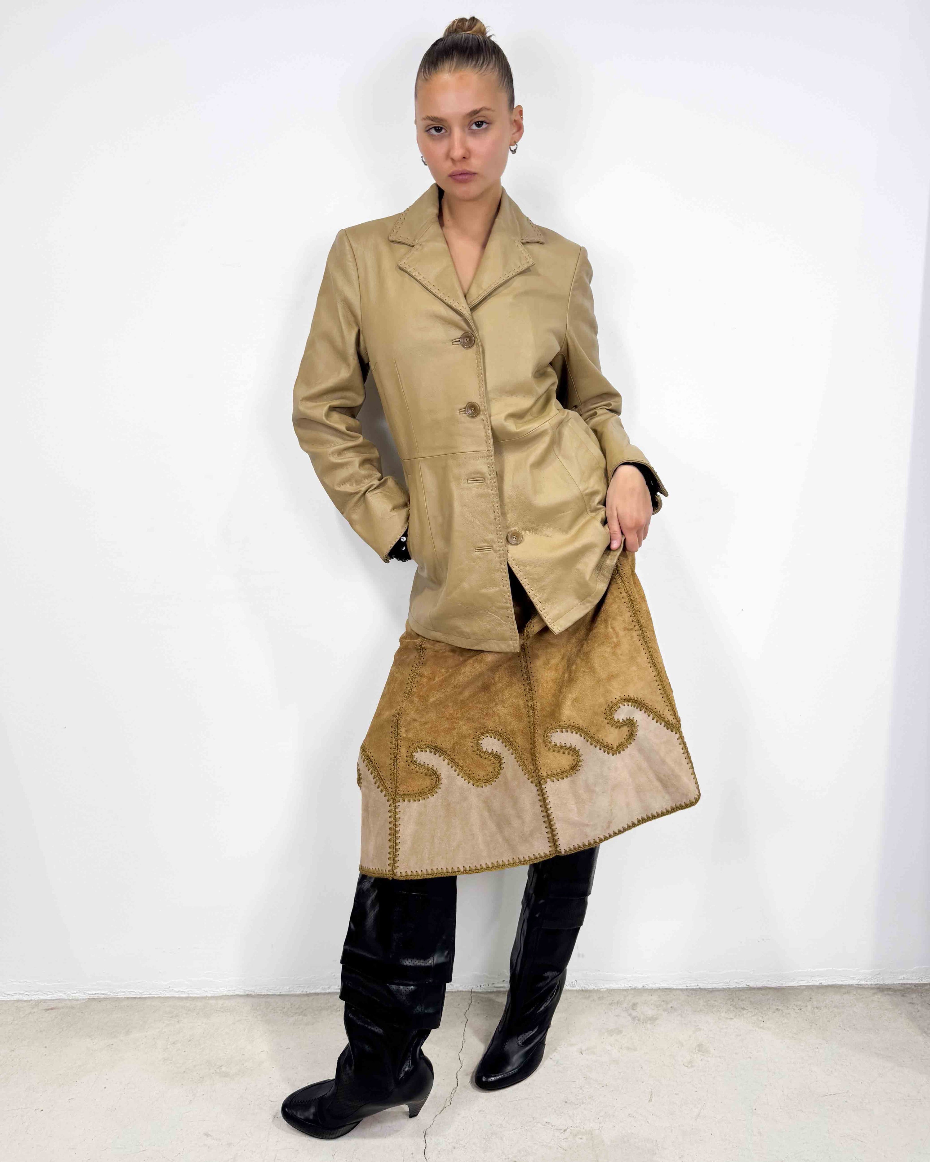 The Casilda leather jacket