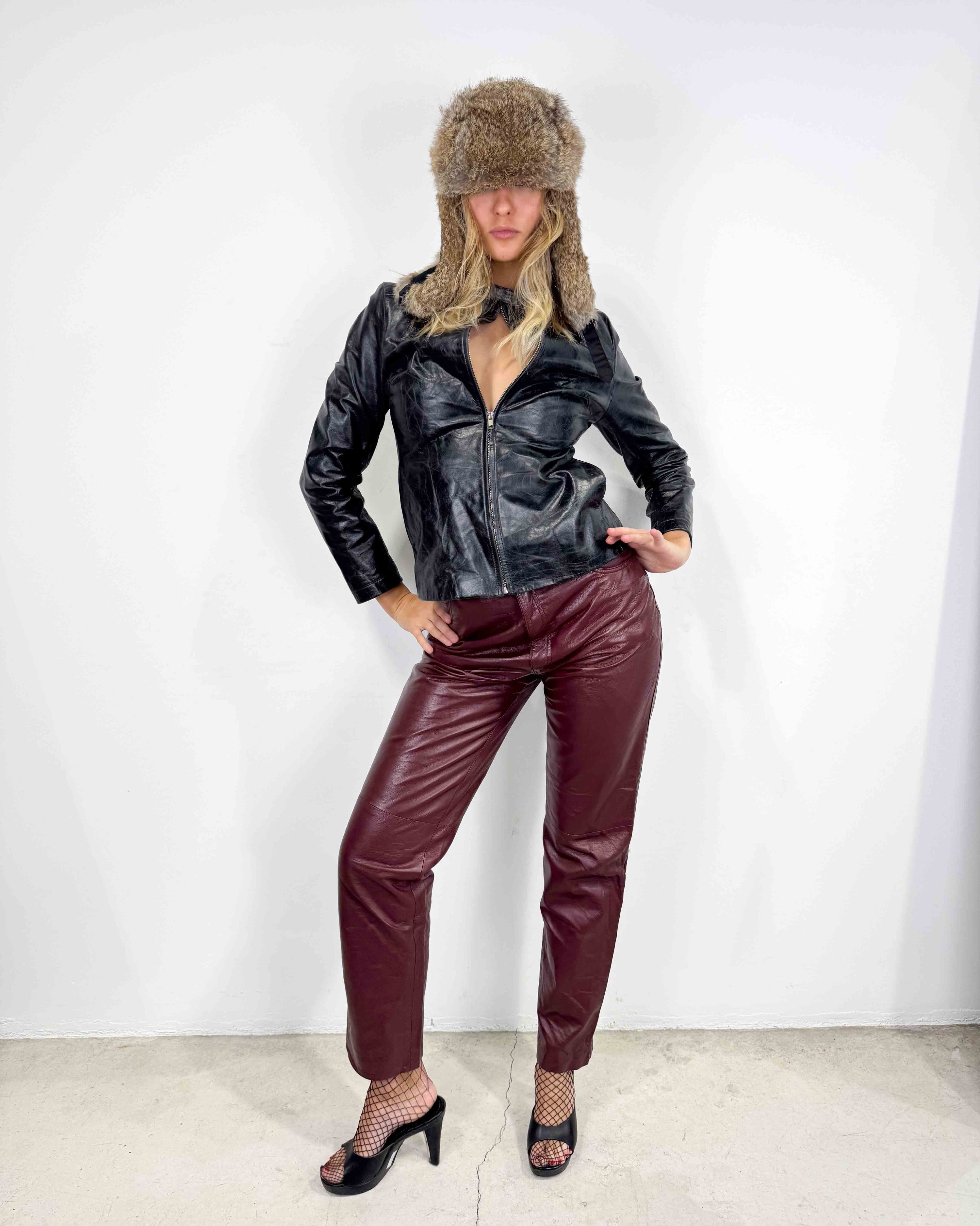 The Bronte leather jacket