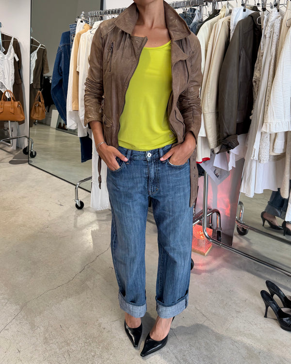 The Hermione leather jacket