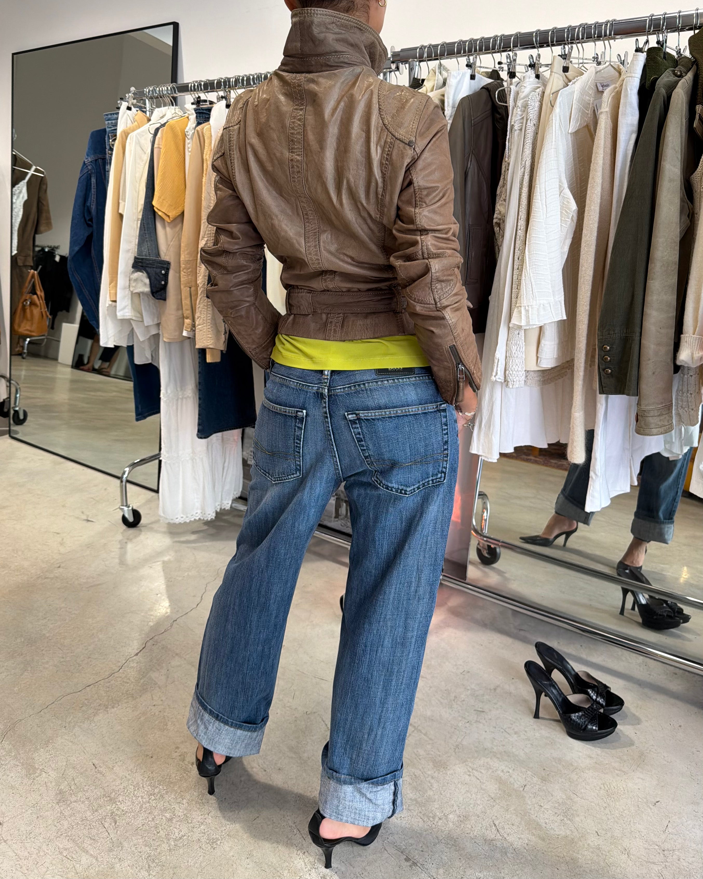 The Hermione leather jacket