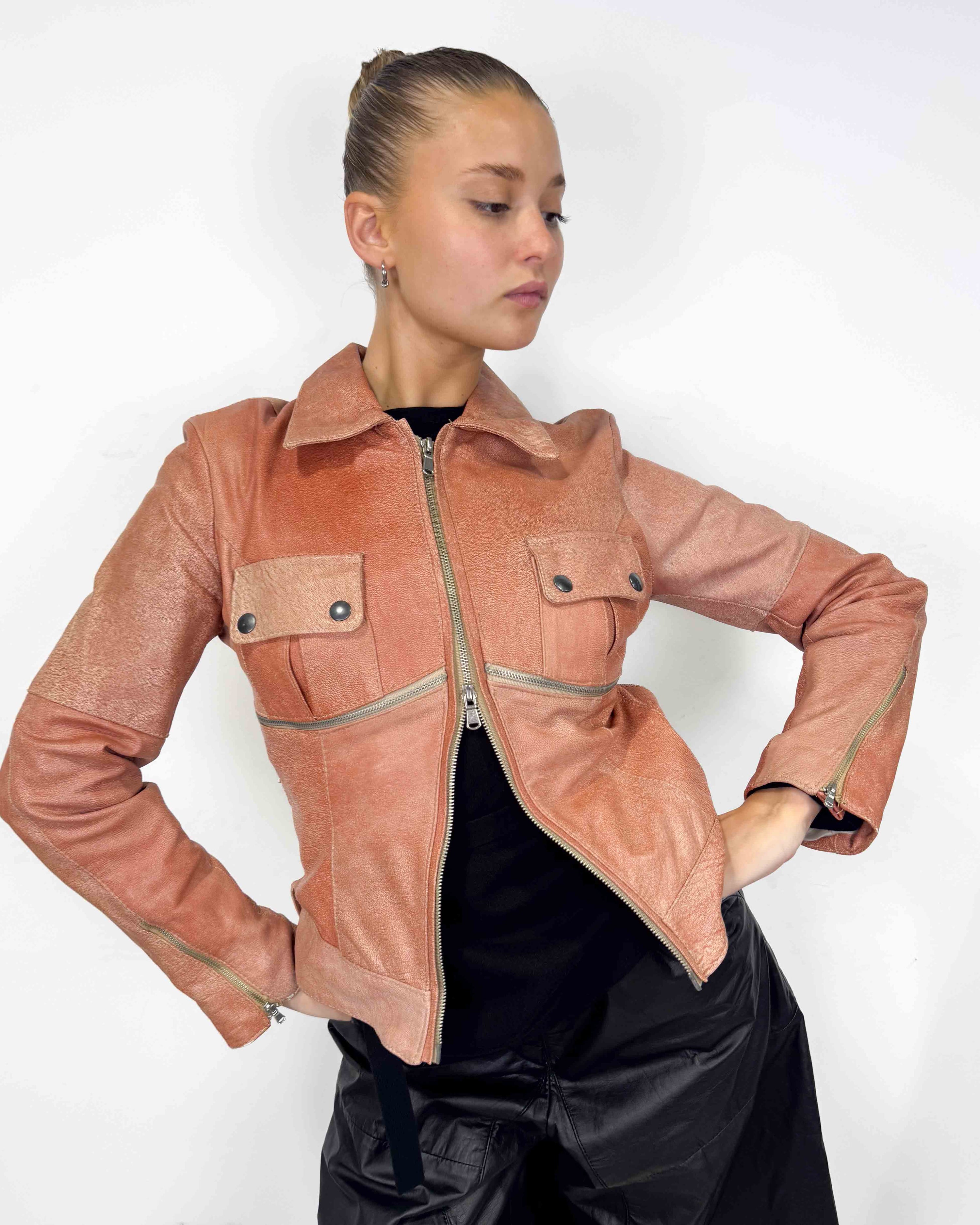The Manon leather jacket