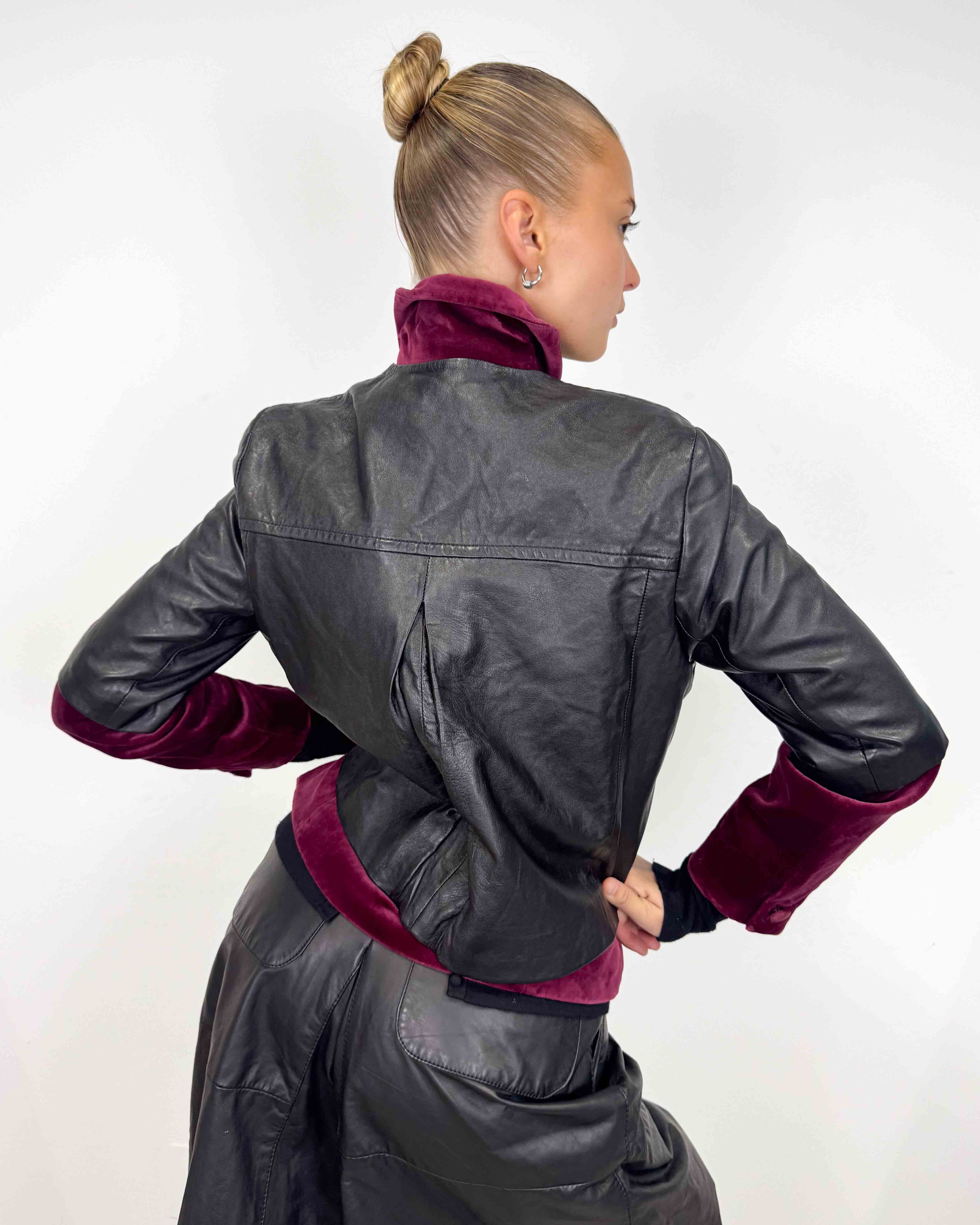 The Clarice leather jacket