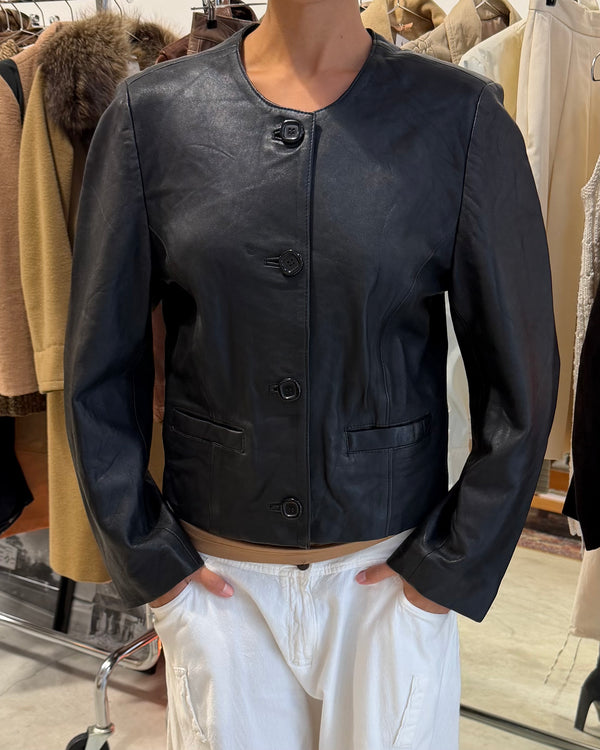 The Lidia leather jacket
