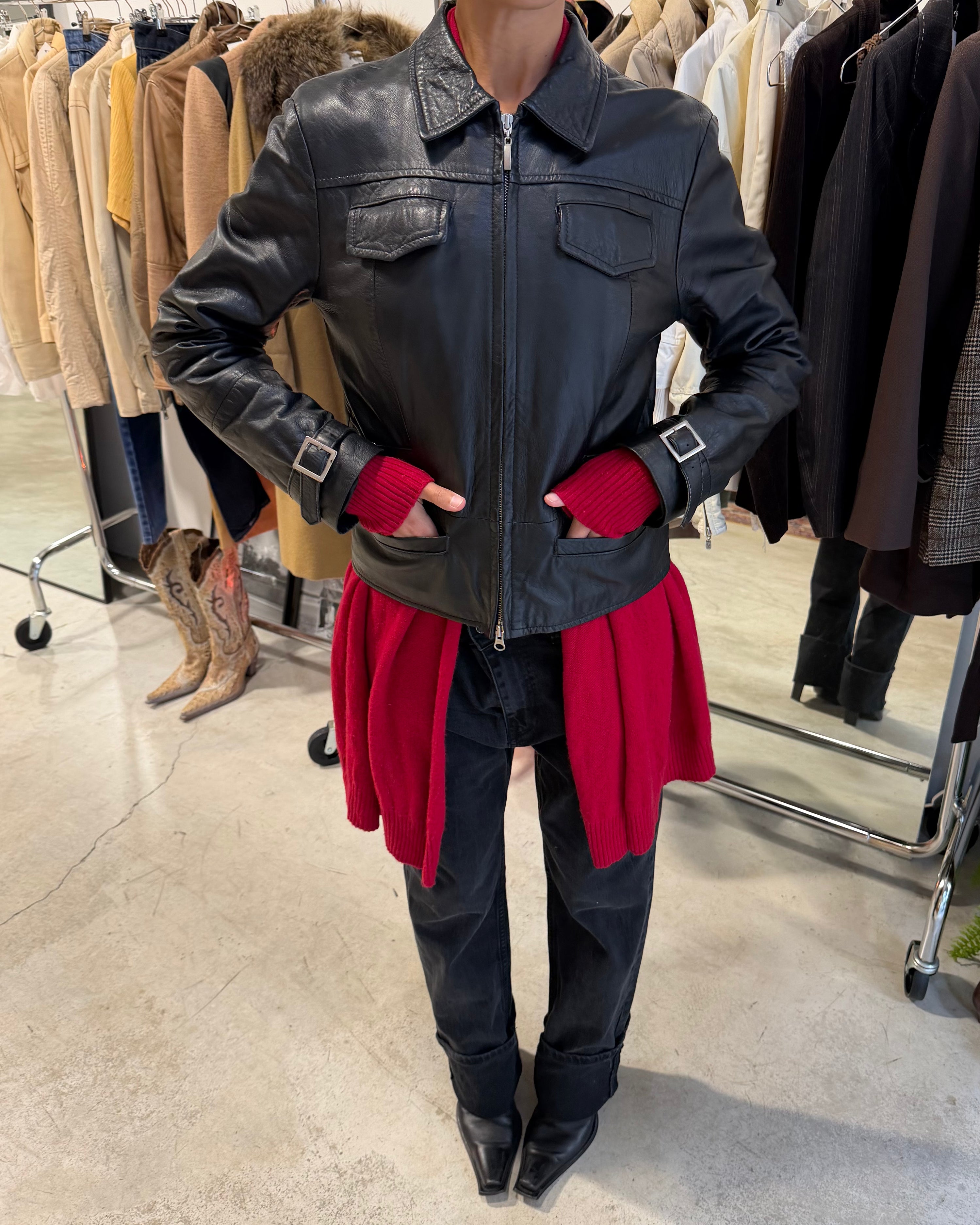The Celeste leather jacket