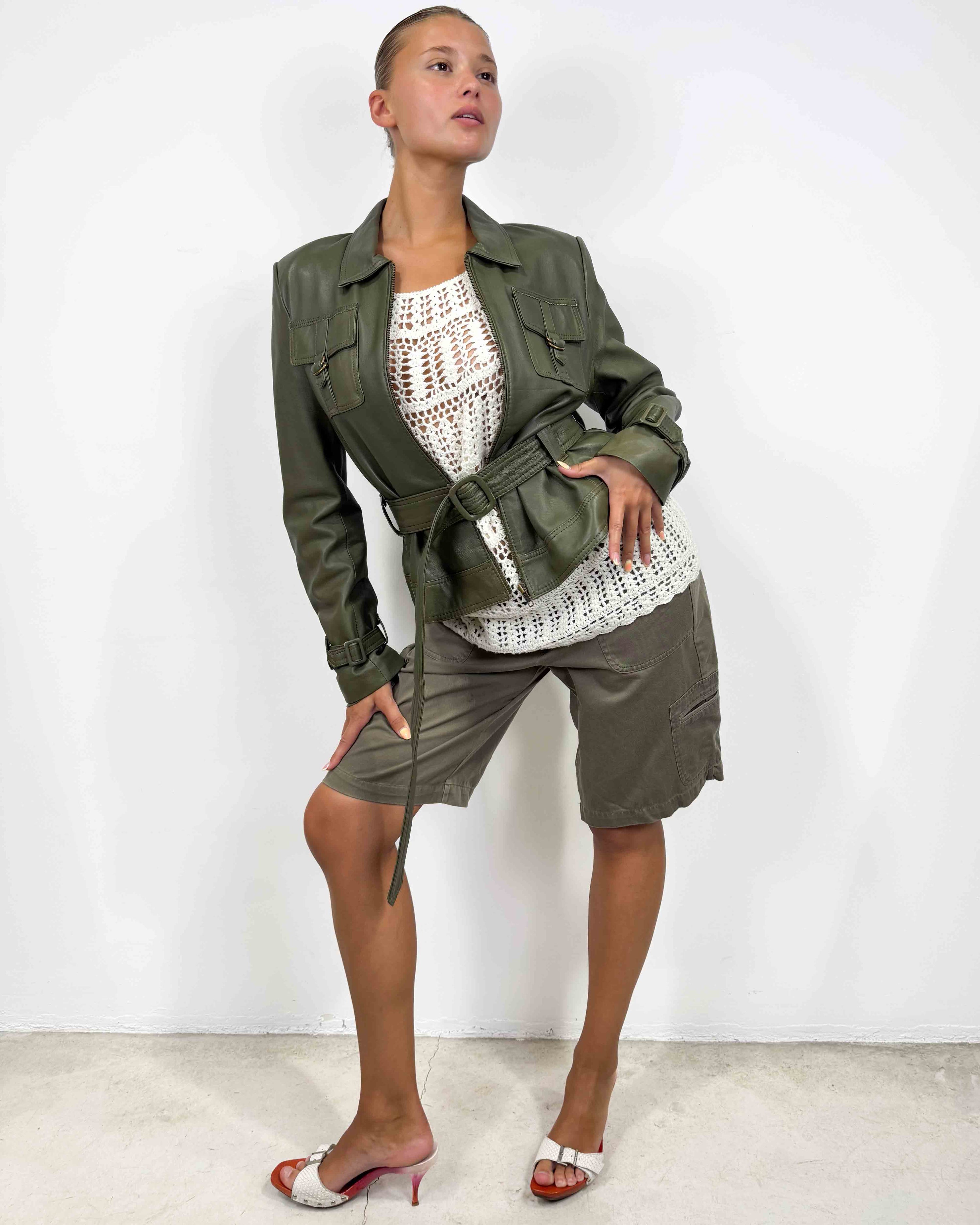 The Savannah leather jacket
