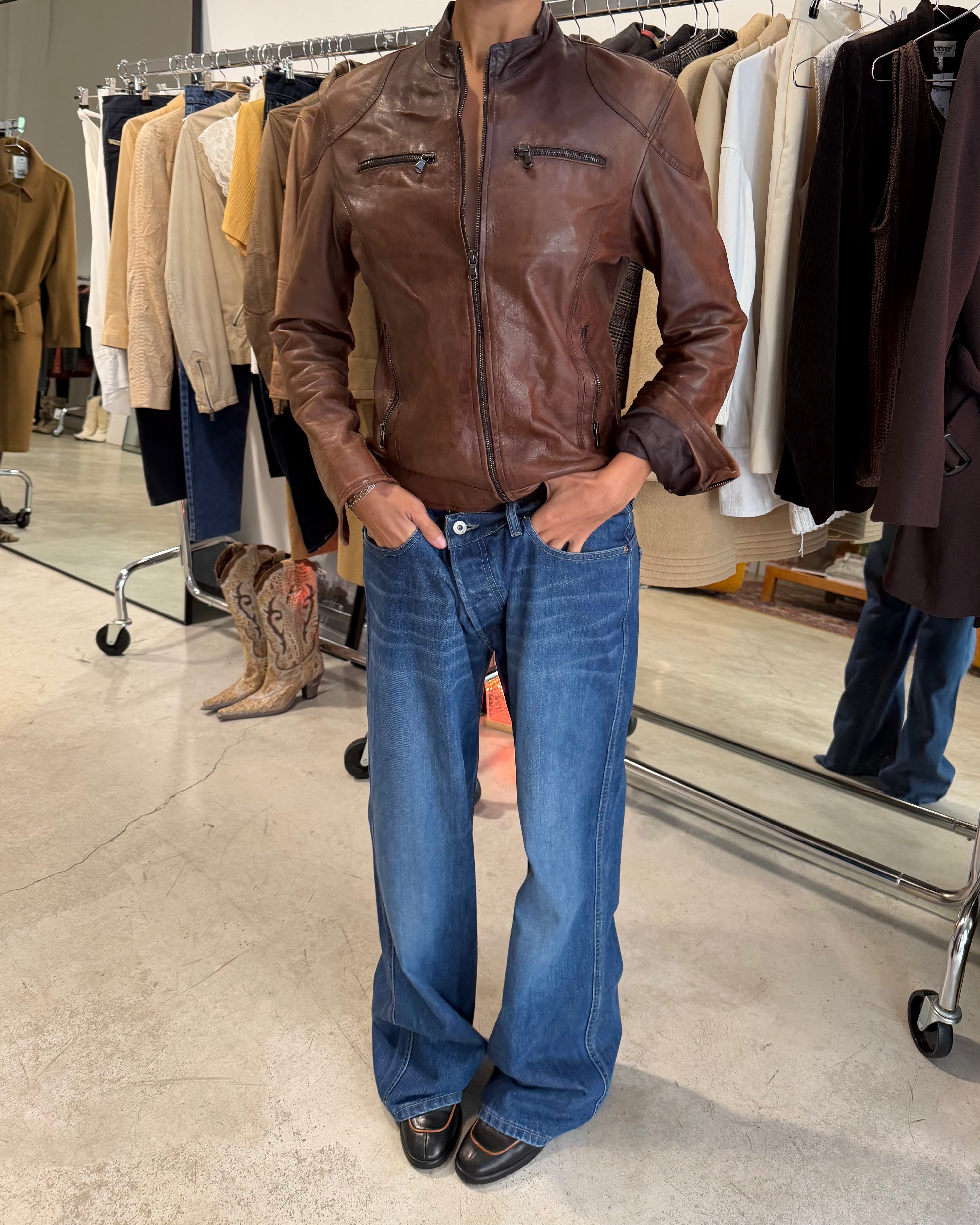 Evonna leather jacket