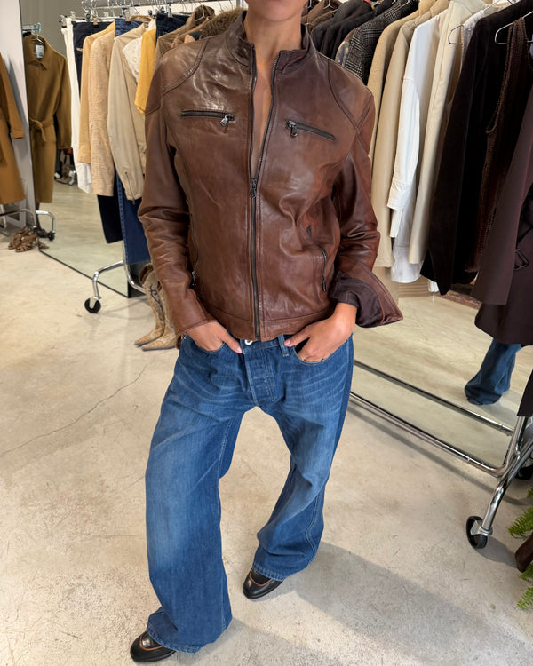 Evonna leather jacket