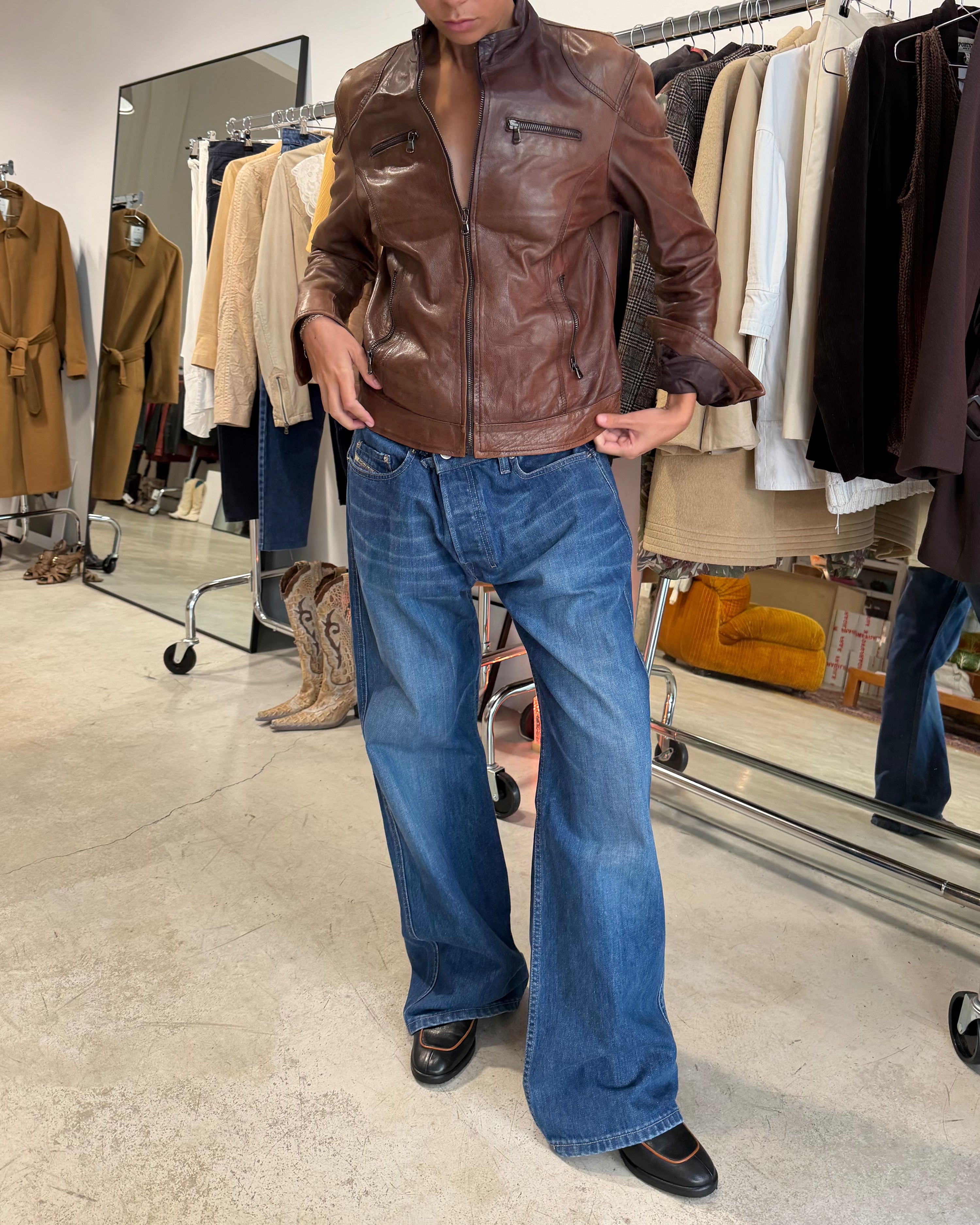 Evonna leather jacket