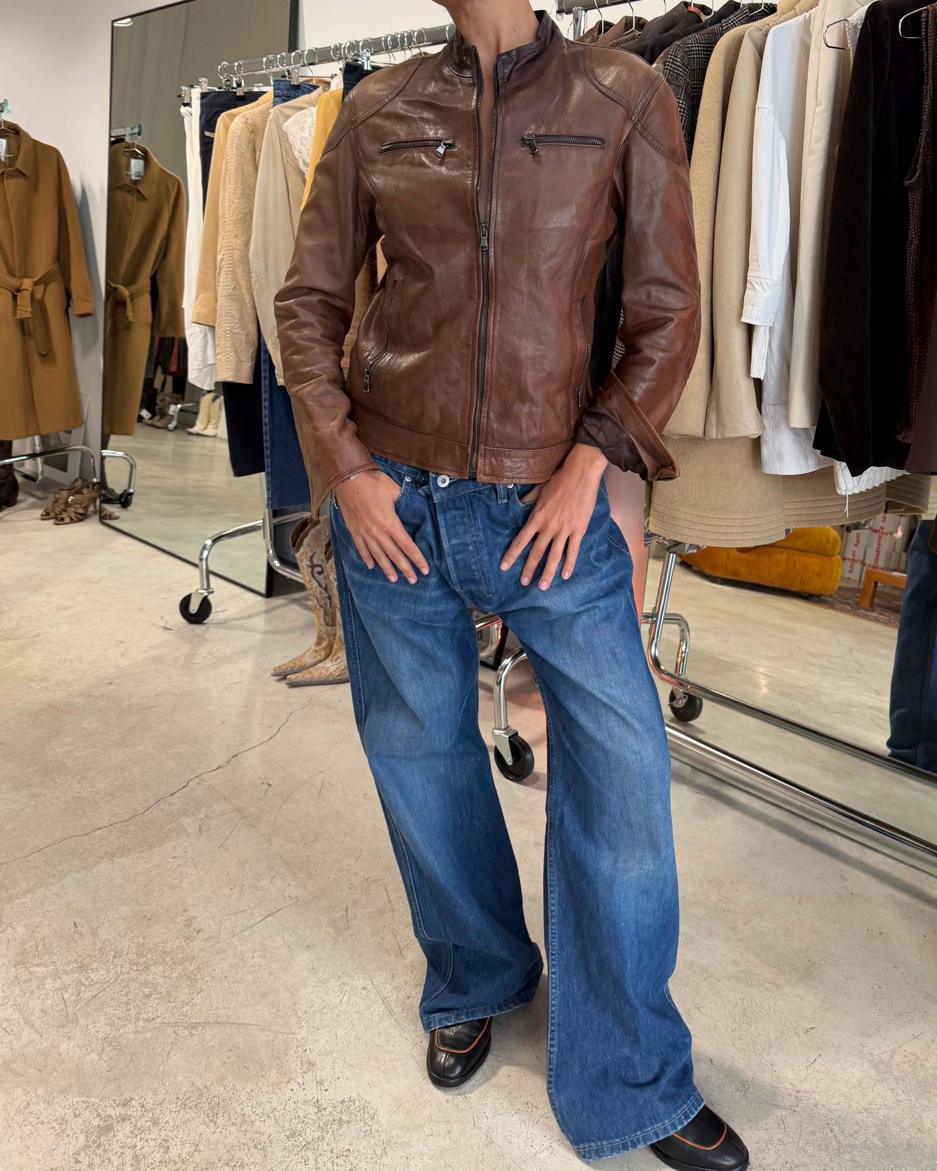 Evonna leather jacket