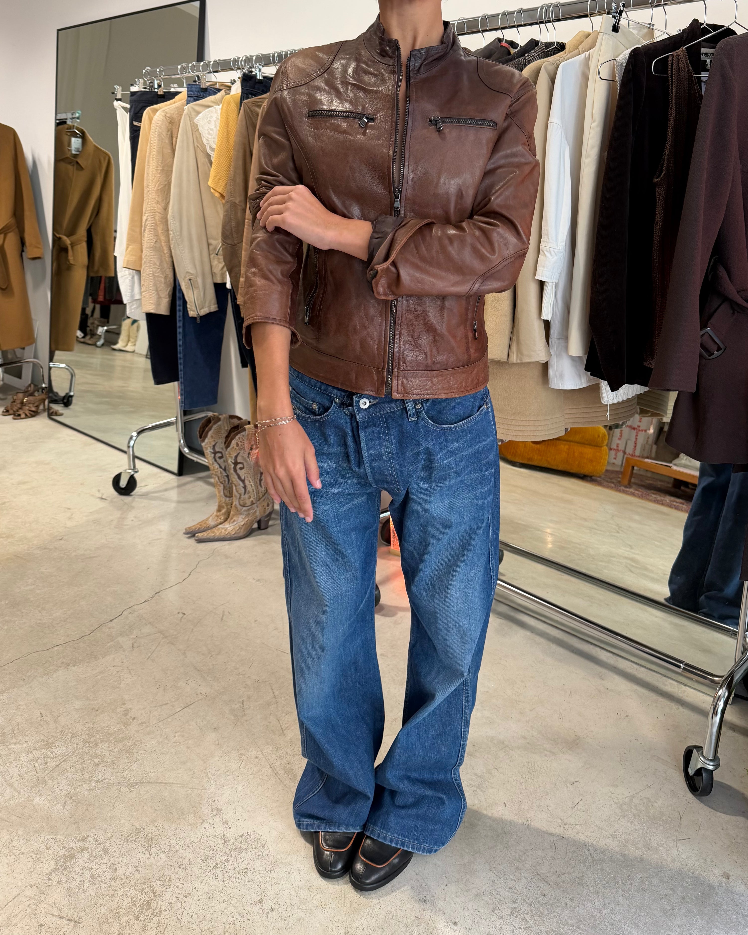 Evonna leather jacket