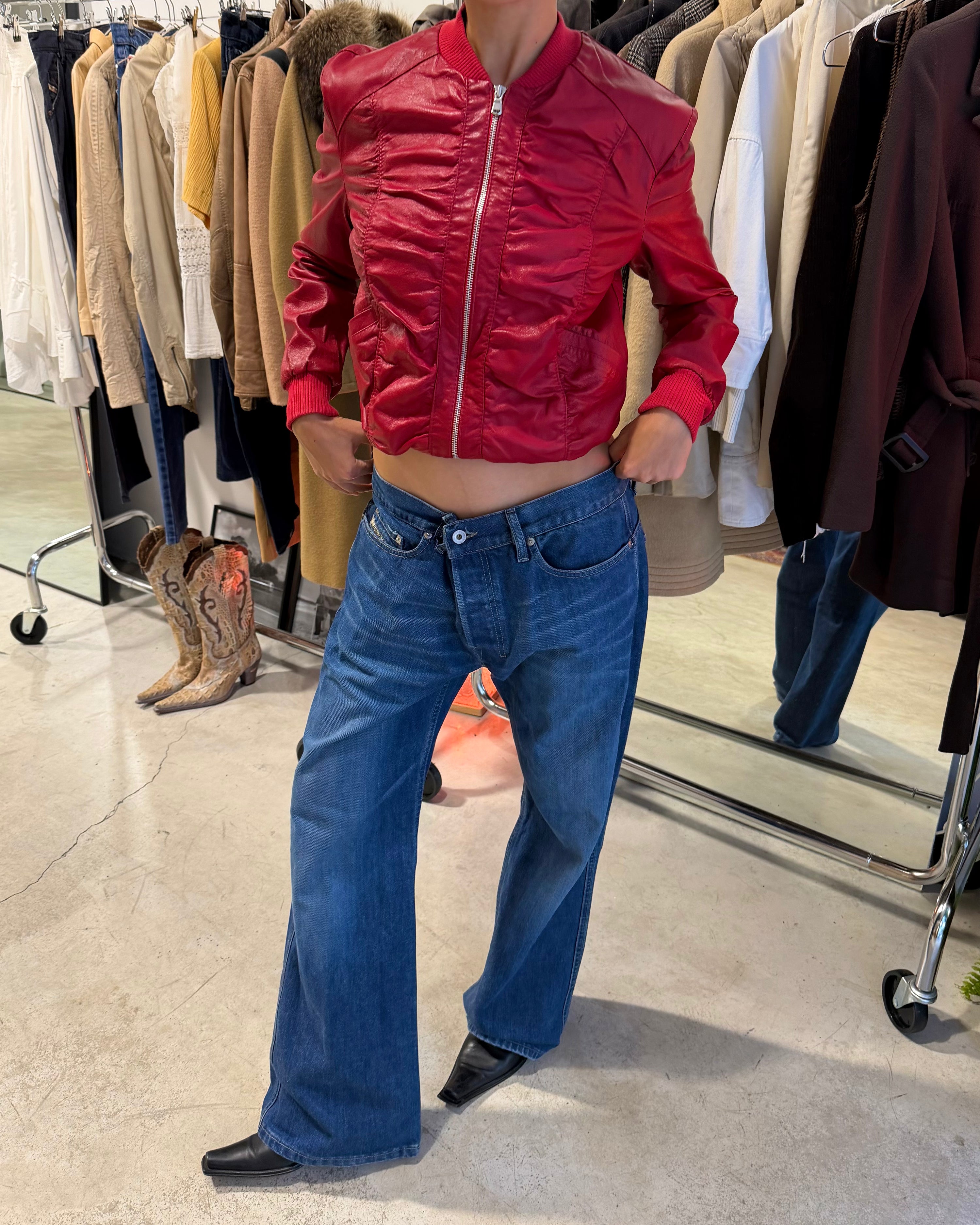The Sandra leather jacket