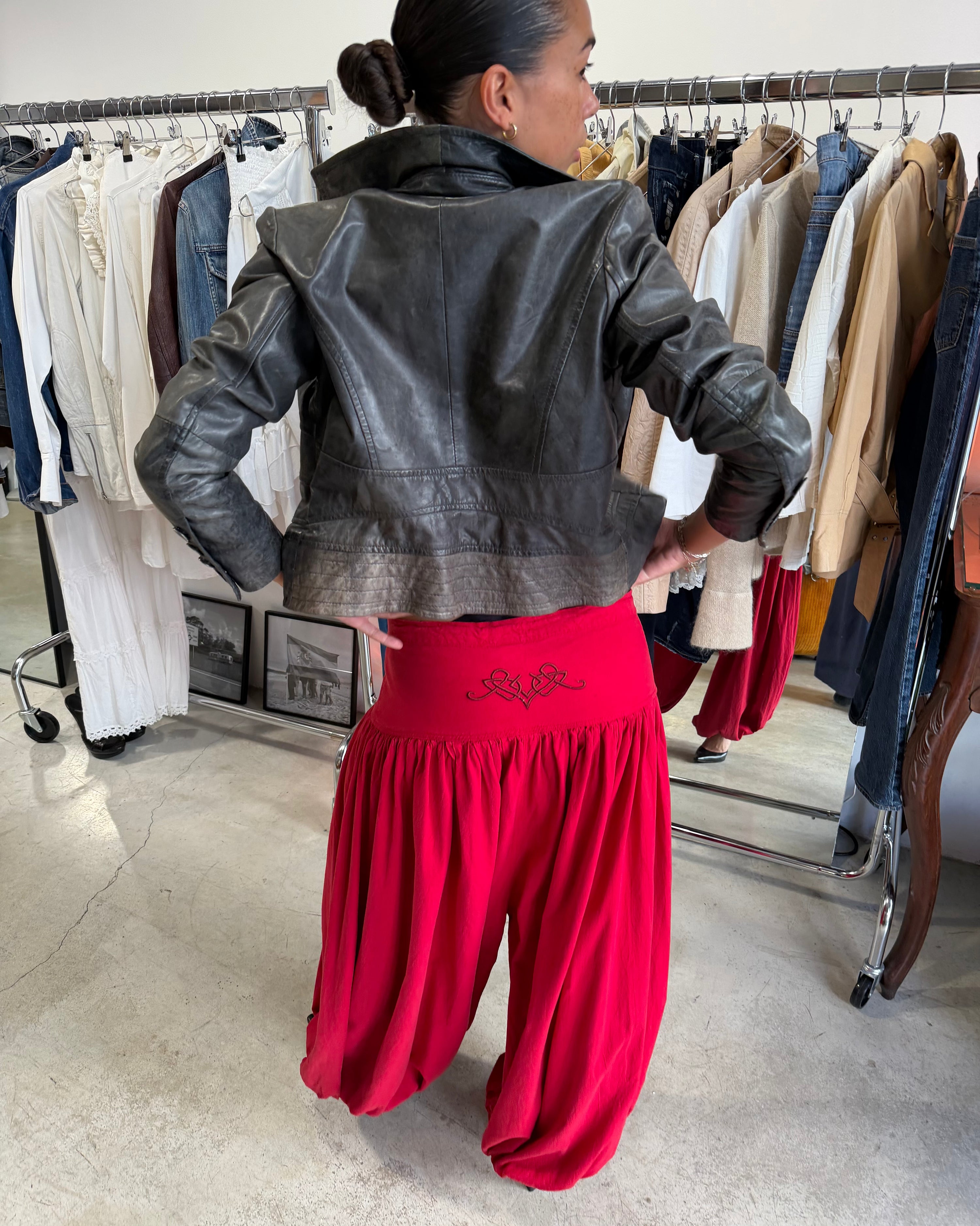 The Adheera leather jacket