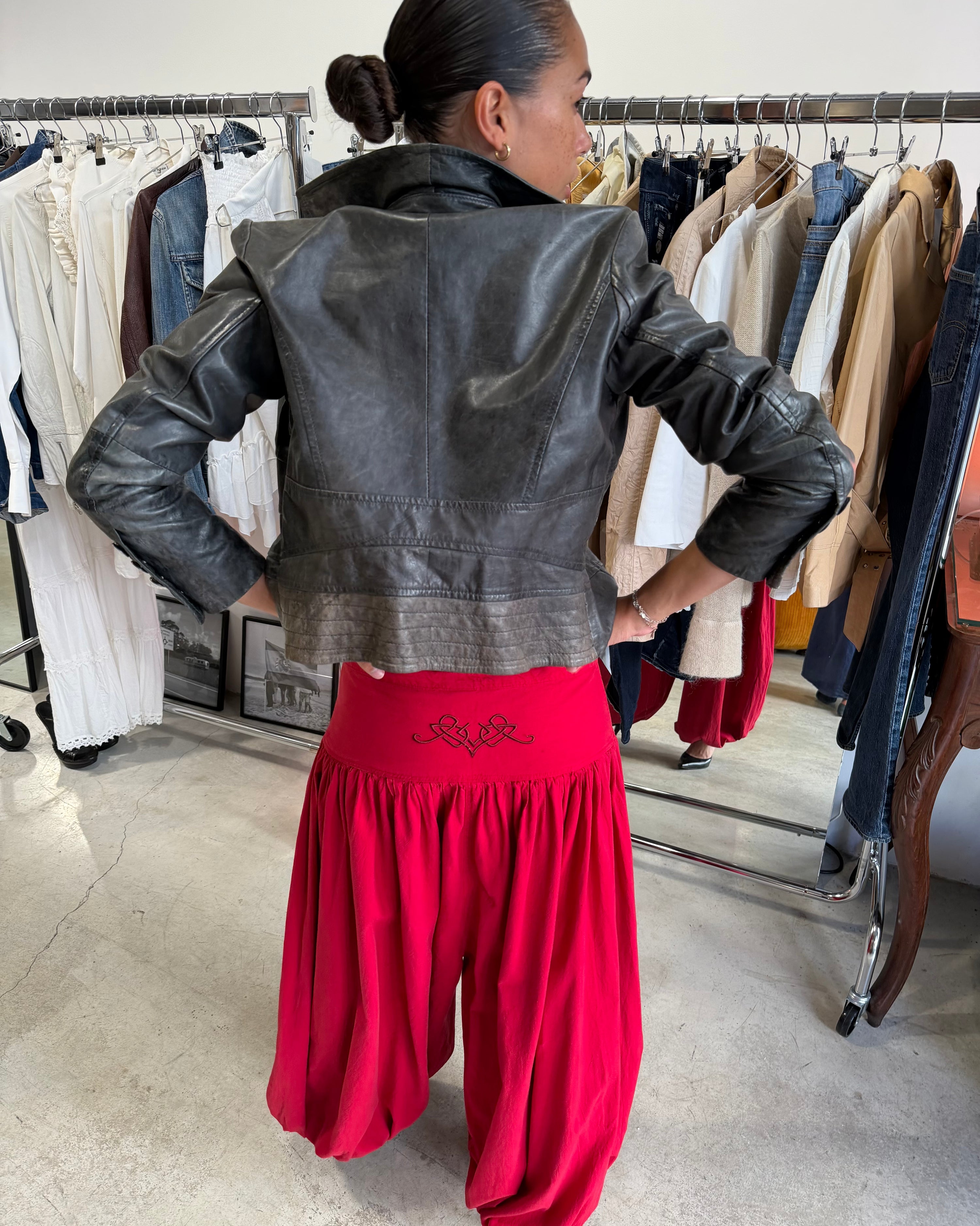 The Adheera leather jacket
