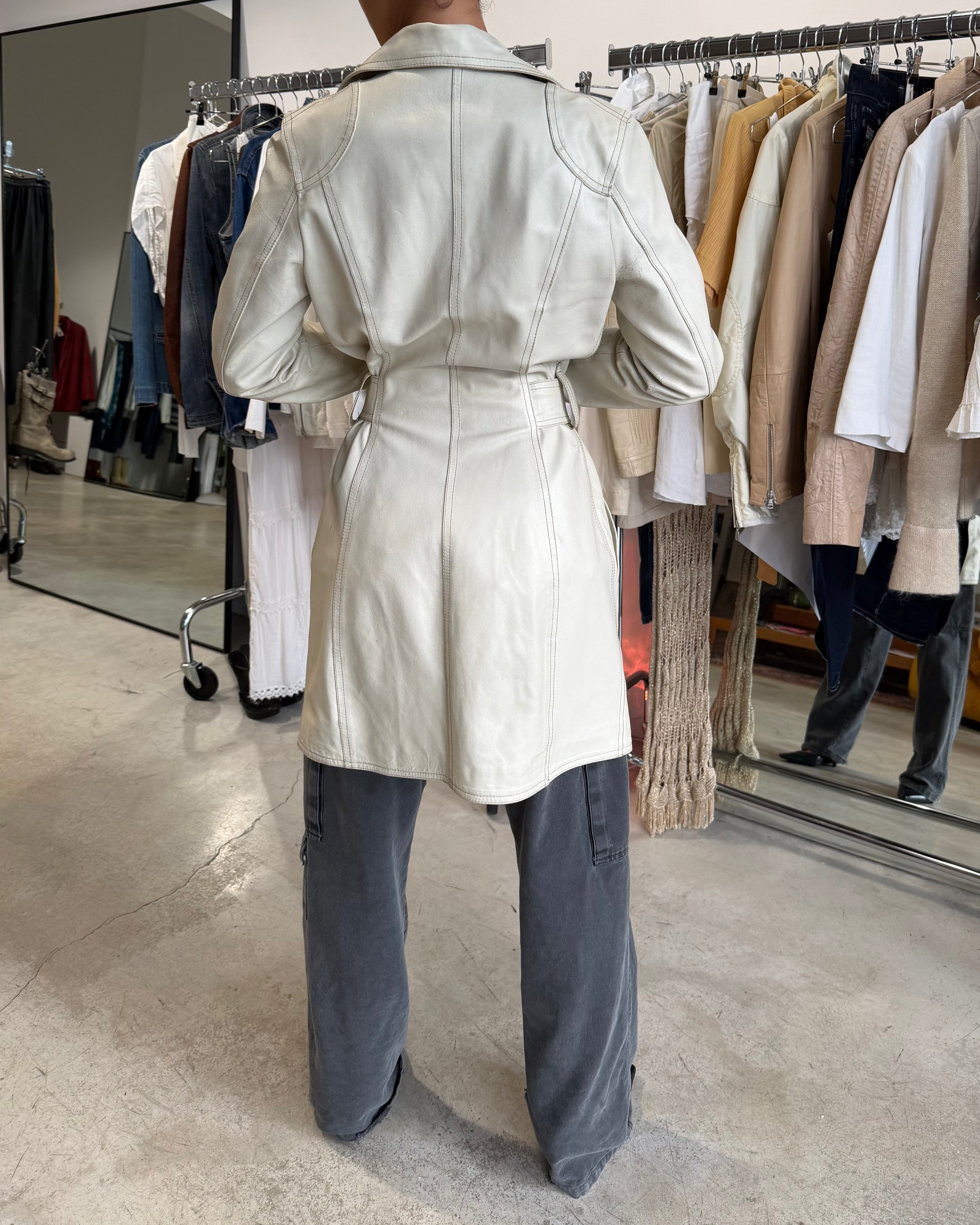 The Jasmina leather coat