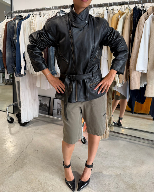 The Laetitia leather jacket
