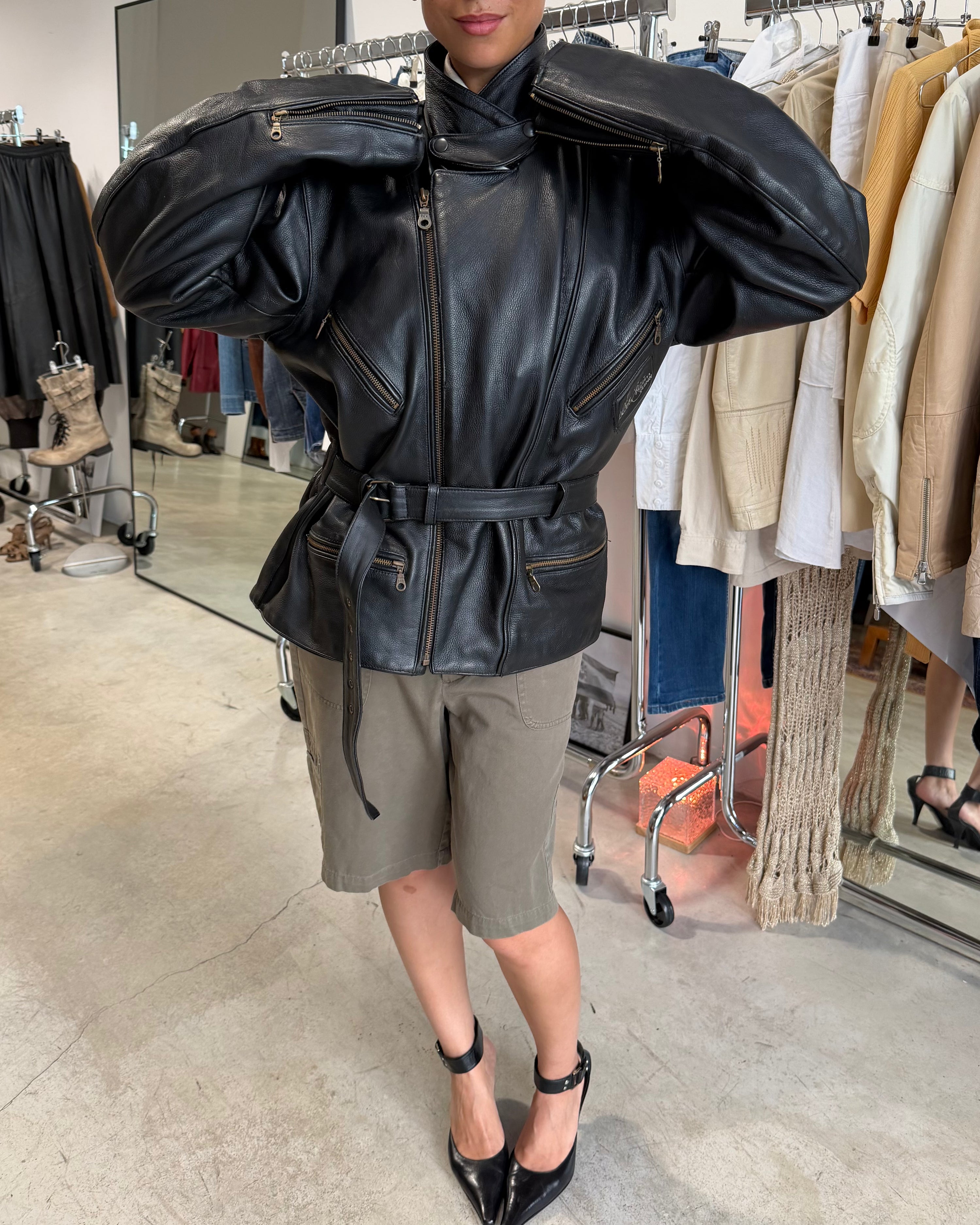 The Laetitia leather jacket