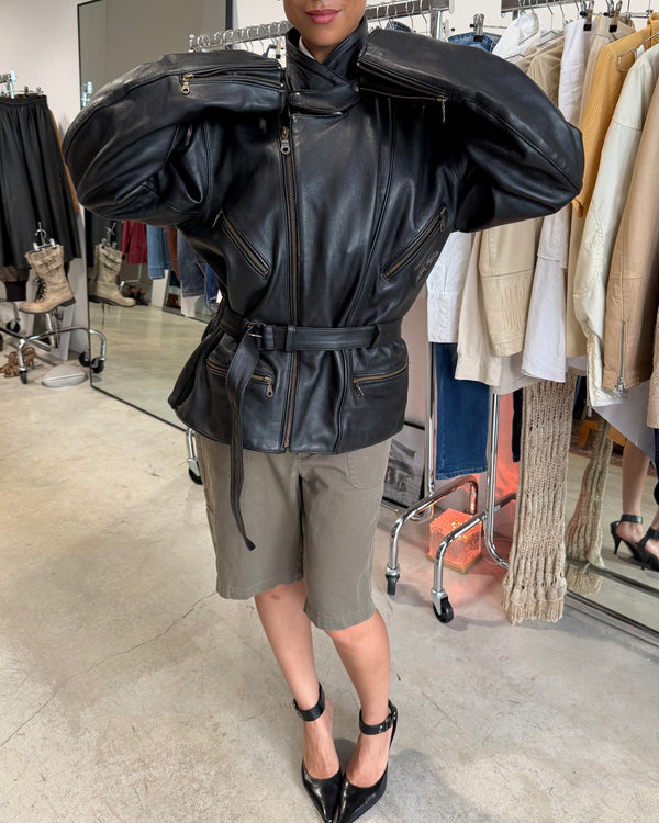 The Laetitia leather jacket