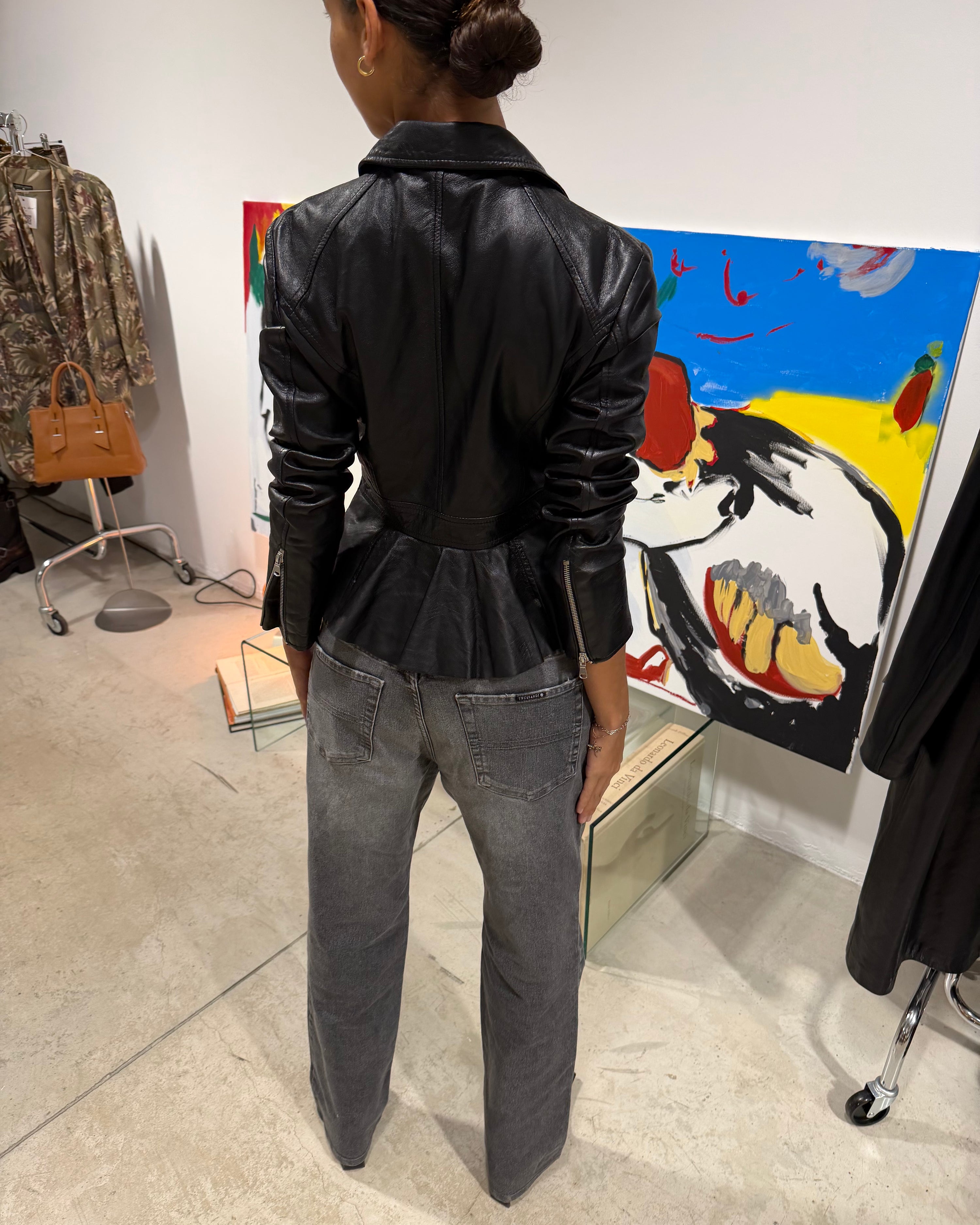 The Lucie leather jacket