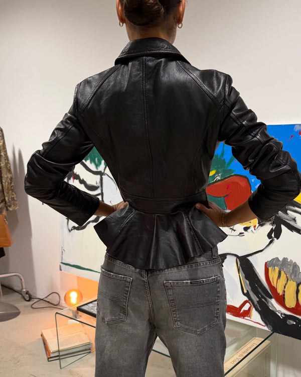 The Lucie leather jacket