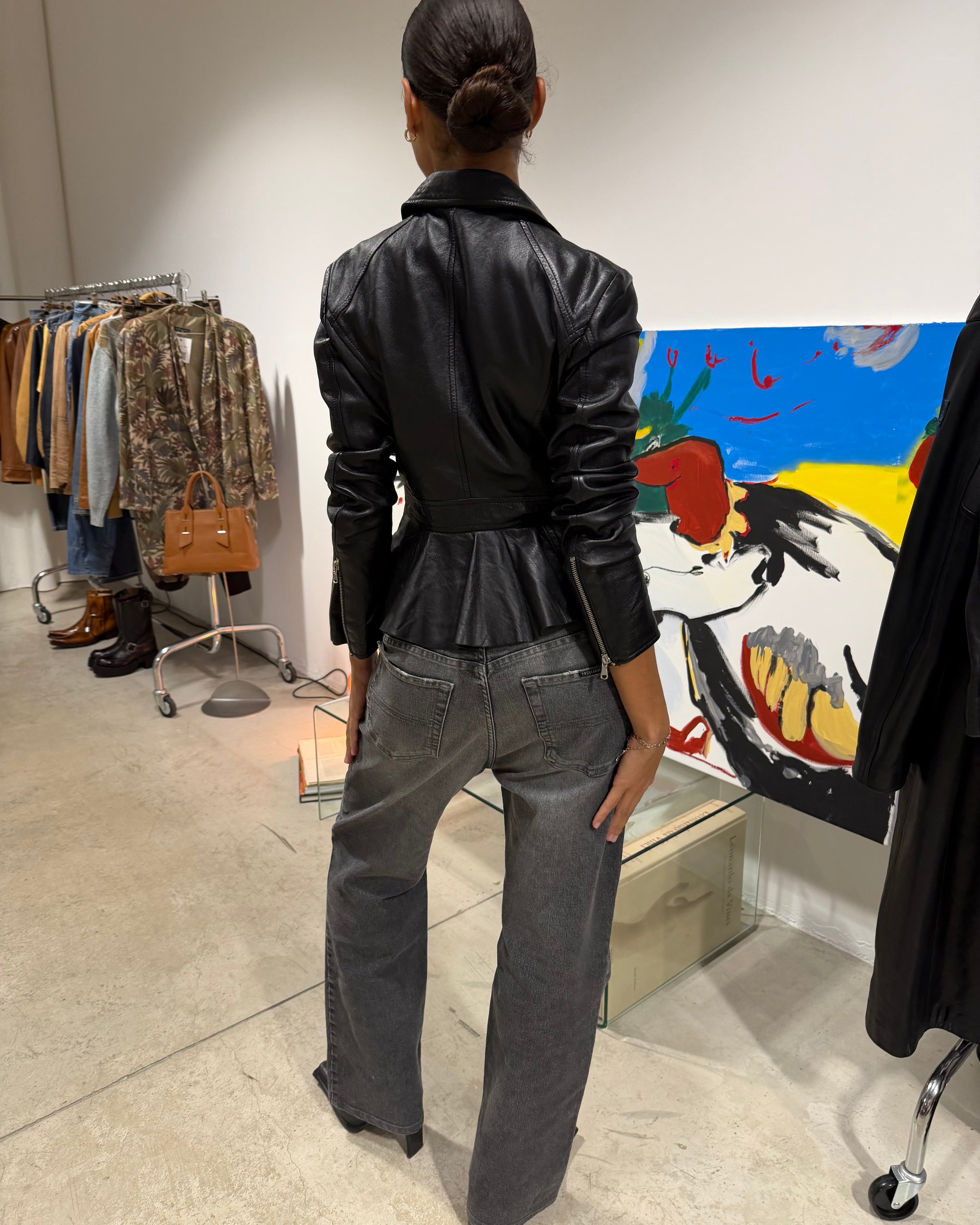The Lucie leather jacket