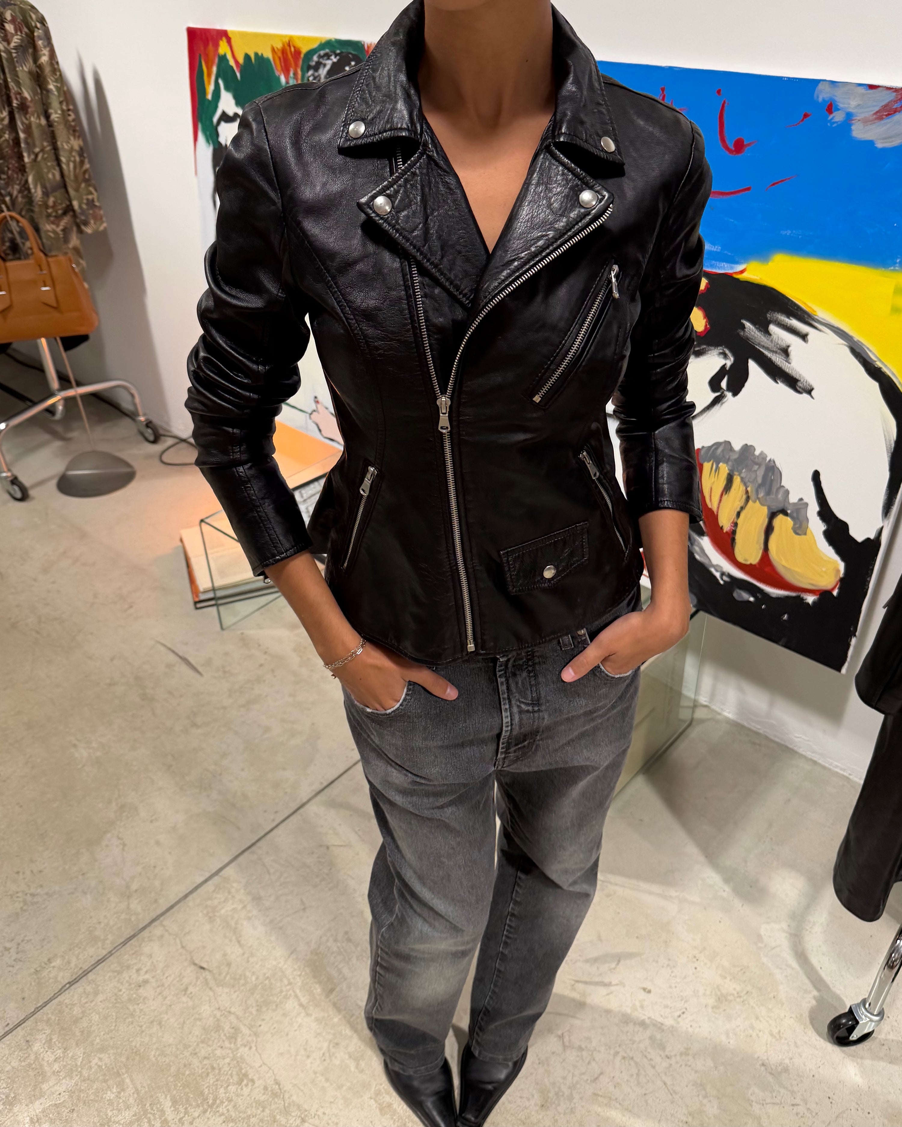 The Lucie leather jacket