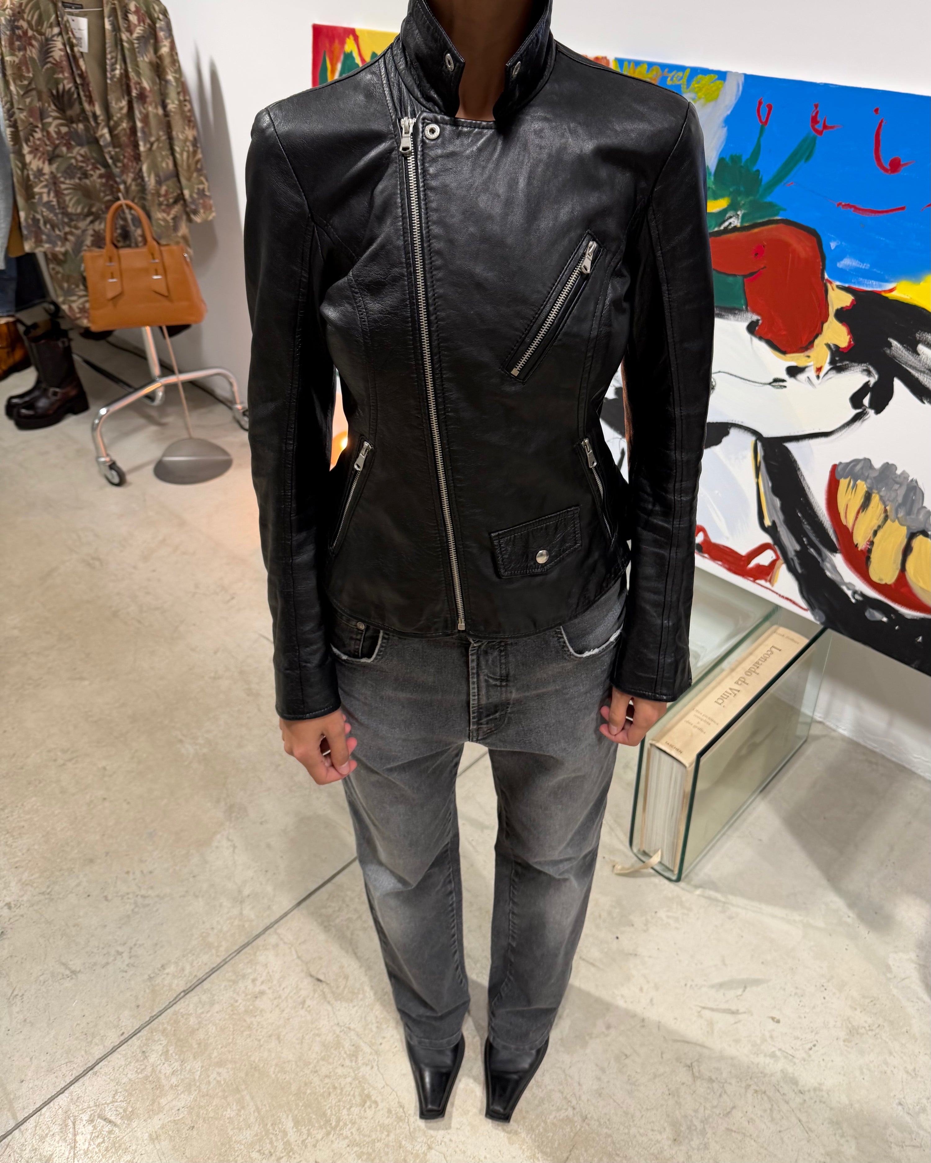 The Lucie leather jacket