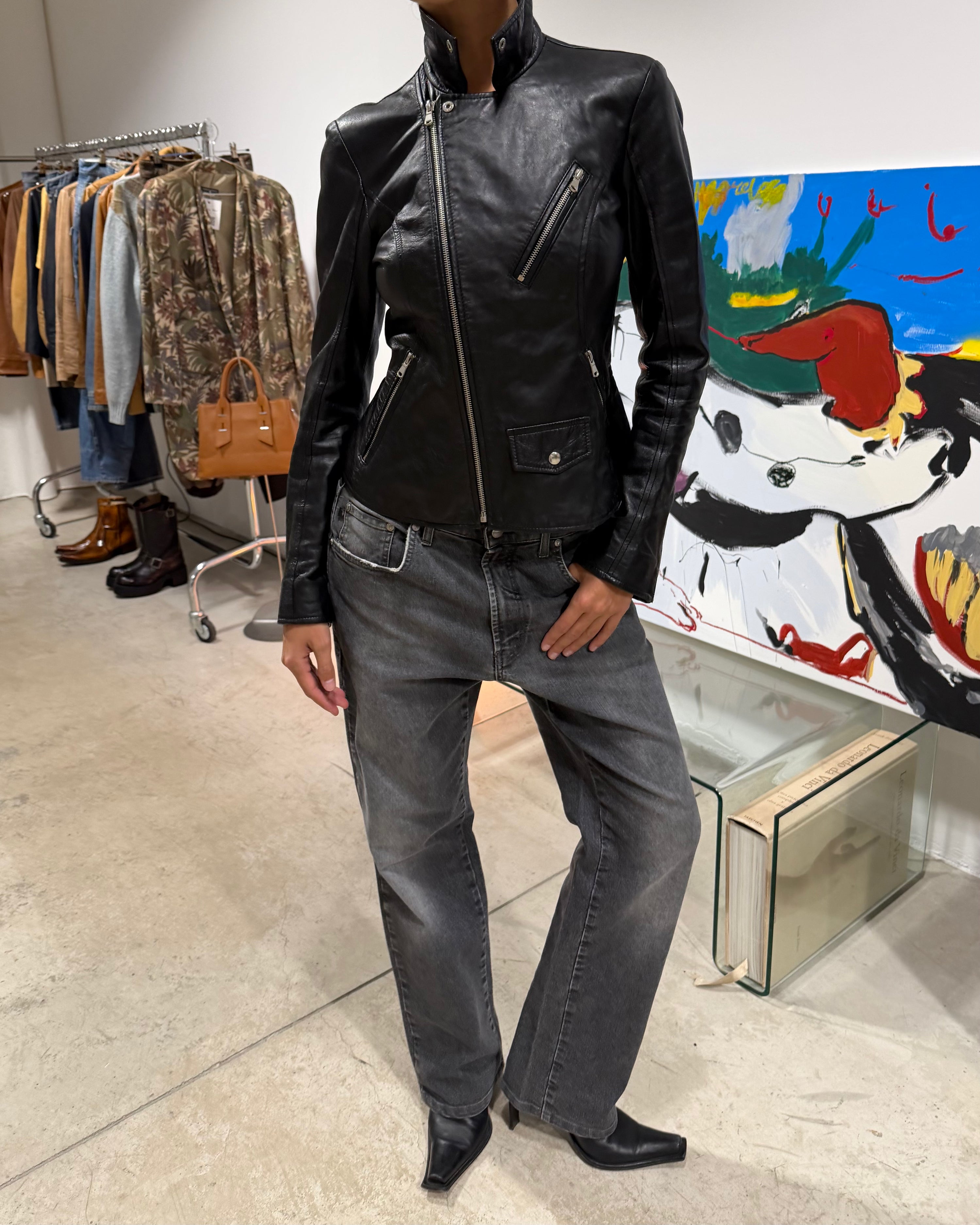 The Lucie leather jacket