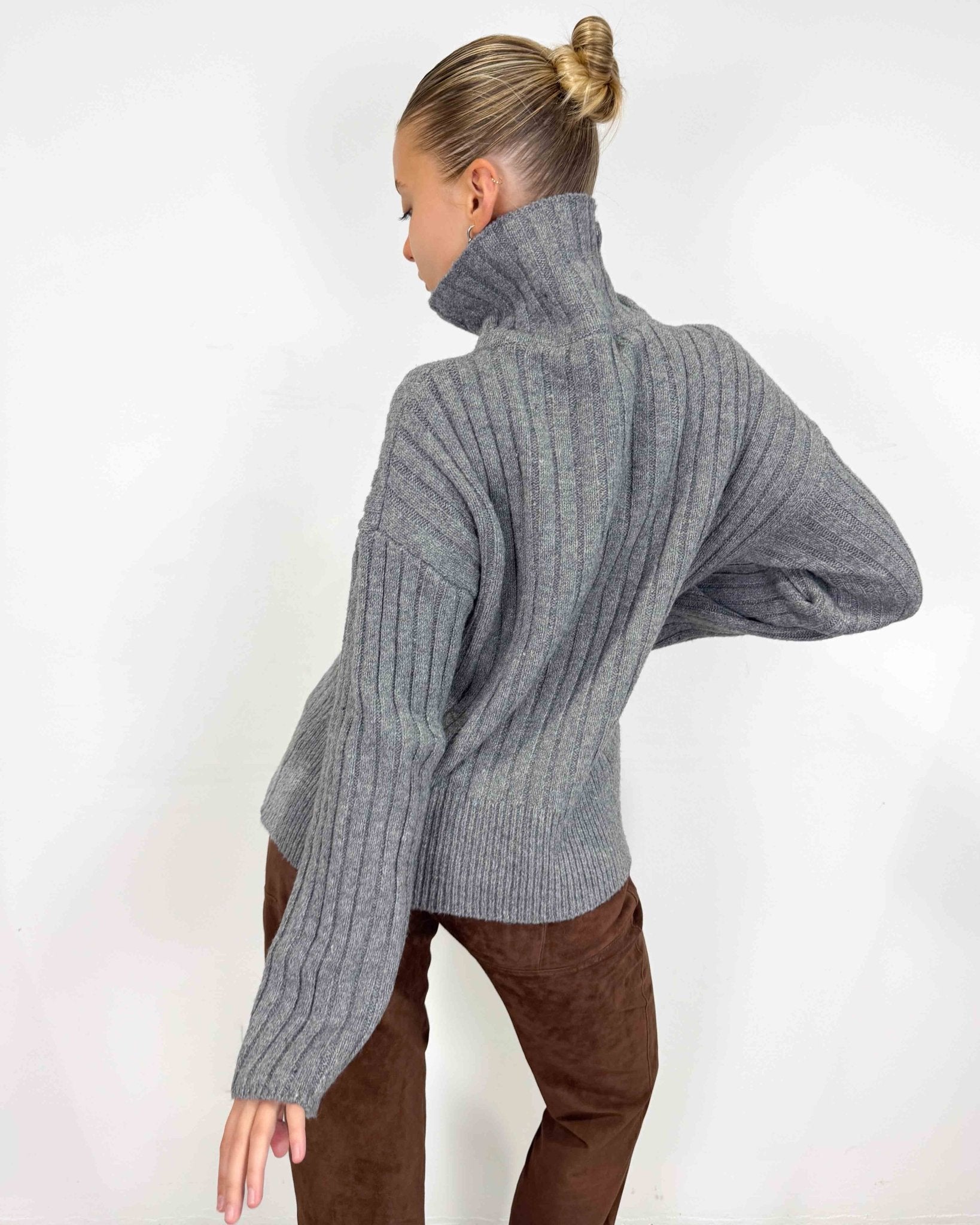 The Abril knit - rig vert