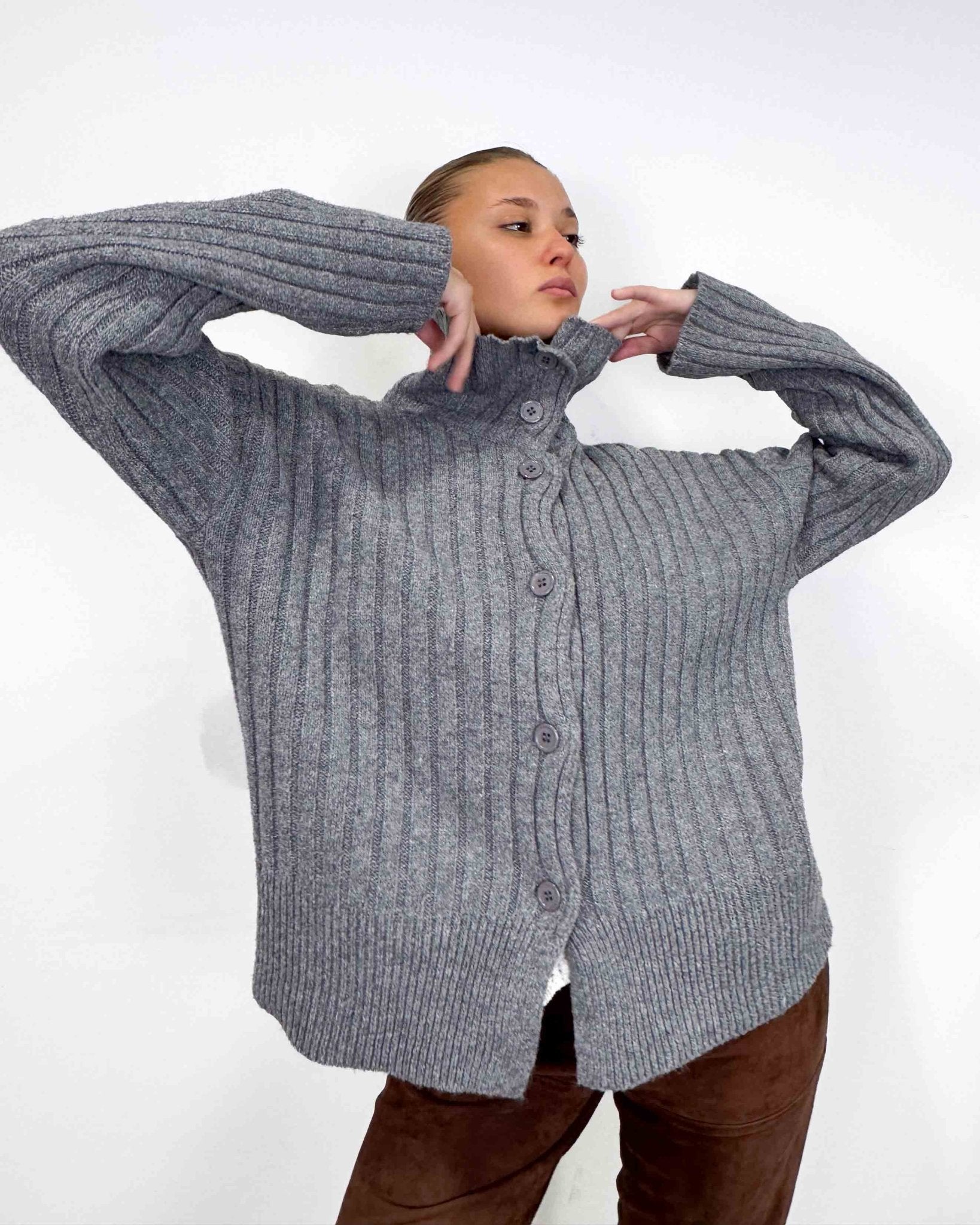 The Abril knit - rig vert