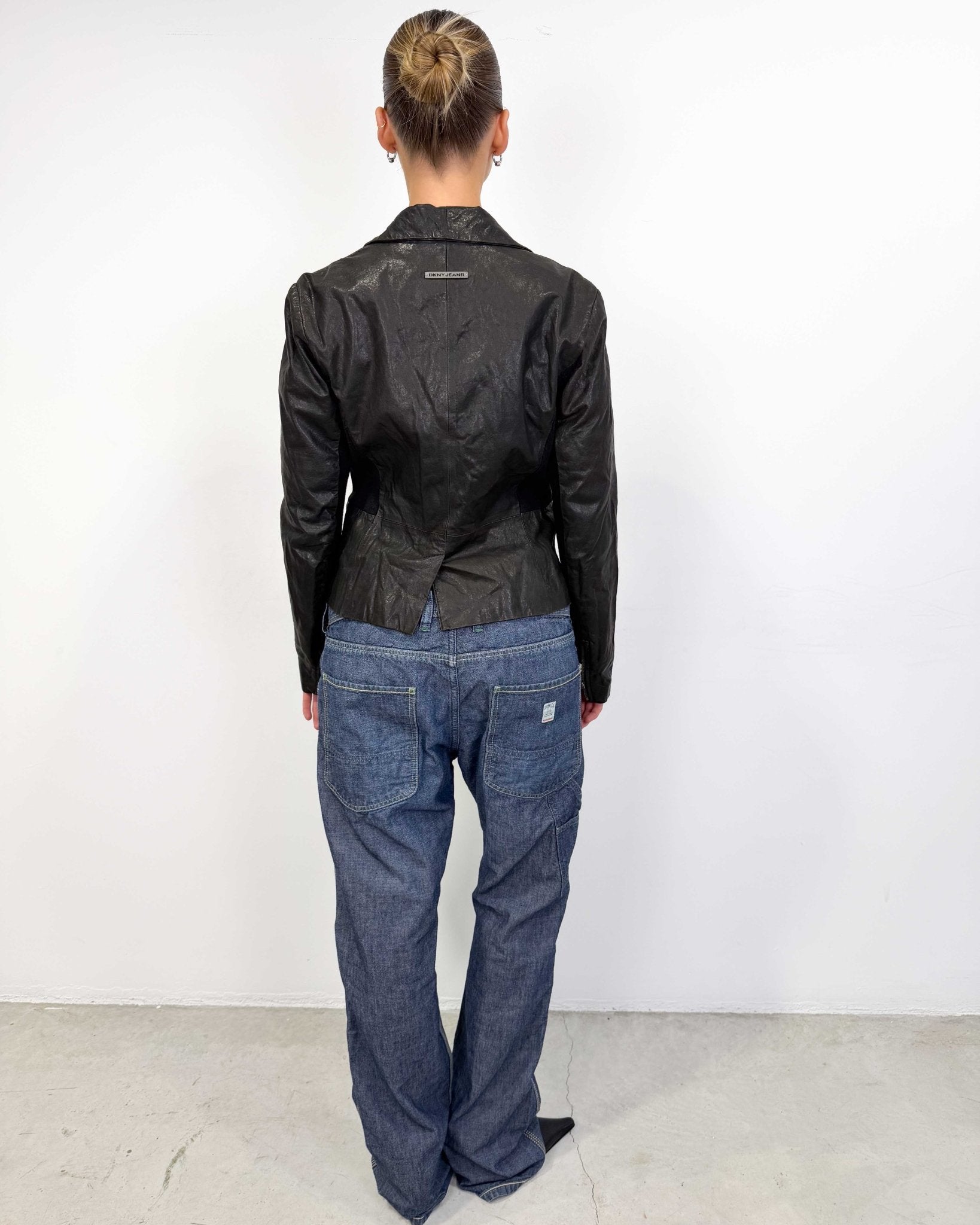 The Adita leather jacket - rig vert