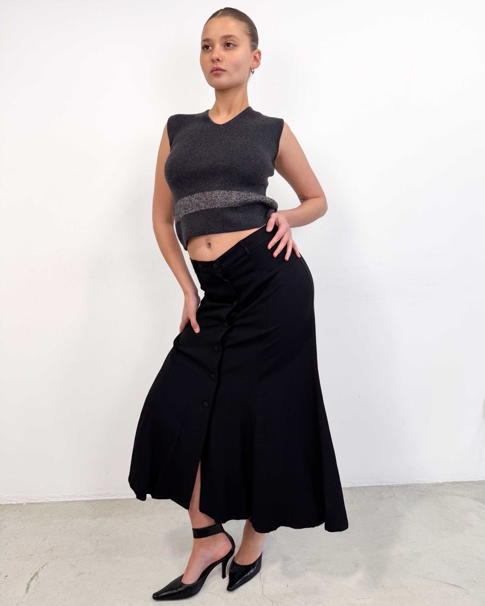 The Alena skirt by Sportsmax - rig vert