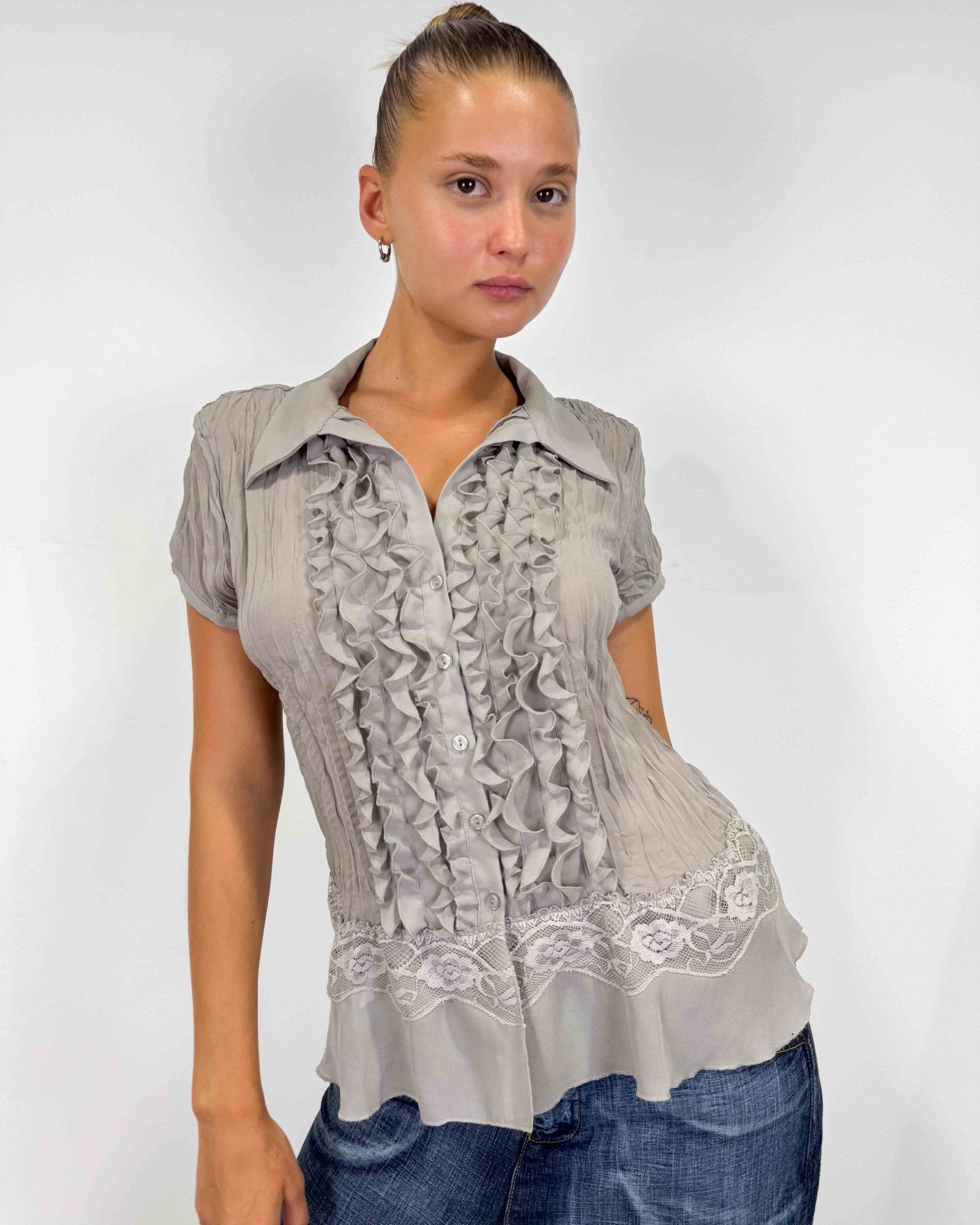 The Ana blouse - rig vert