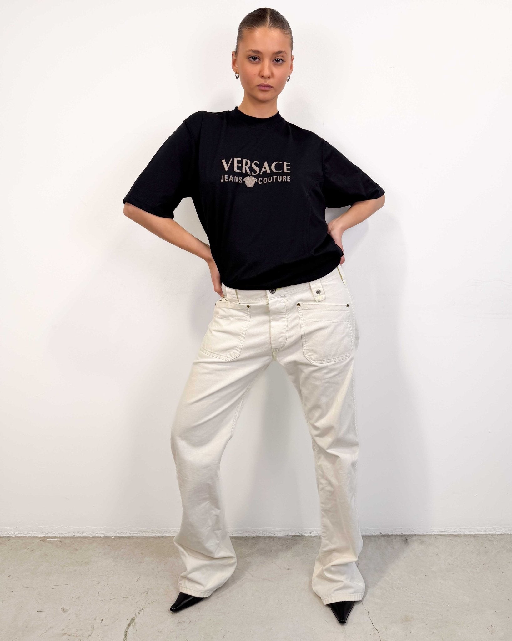 The Ania t-shirt by Versace - rig vert