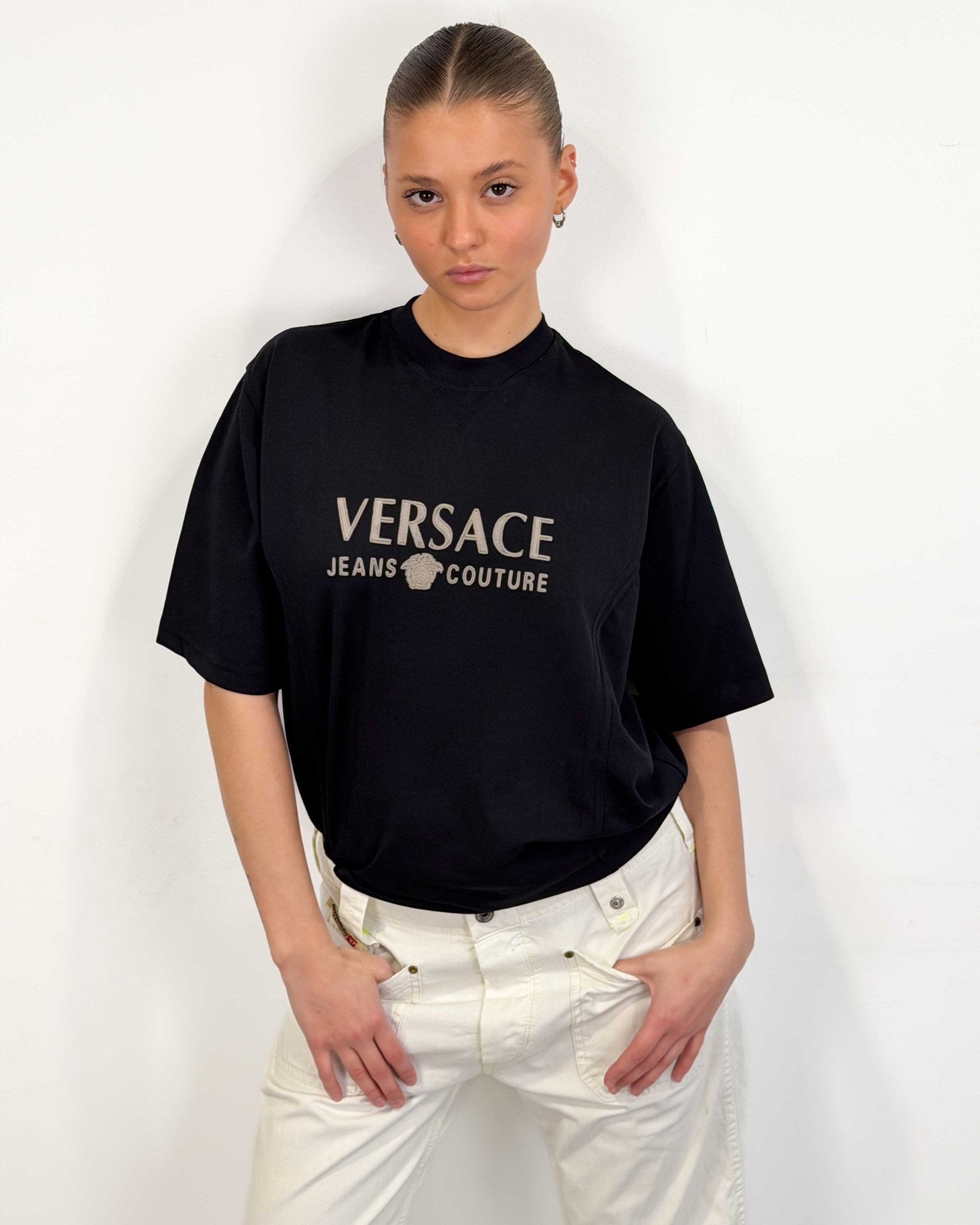 The Ania t-shirt by Versace - rig vert